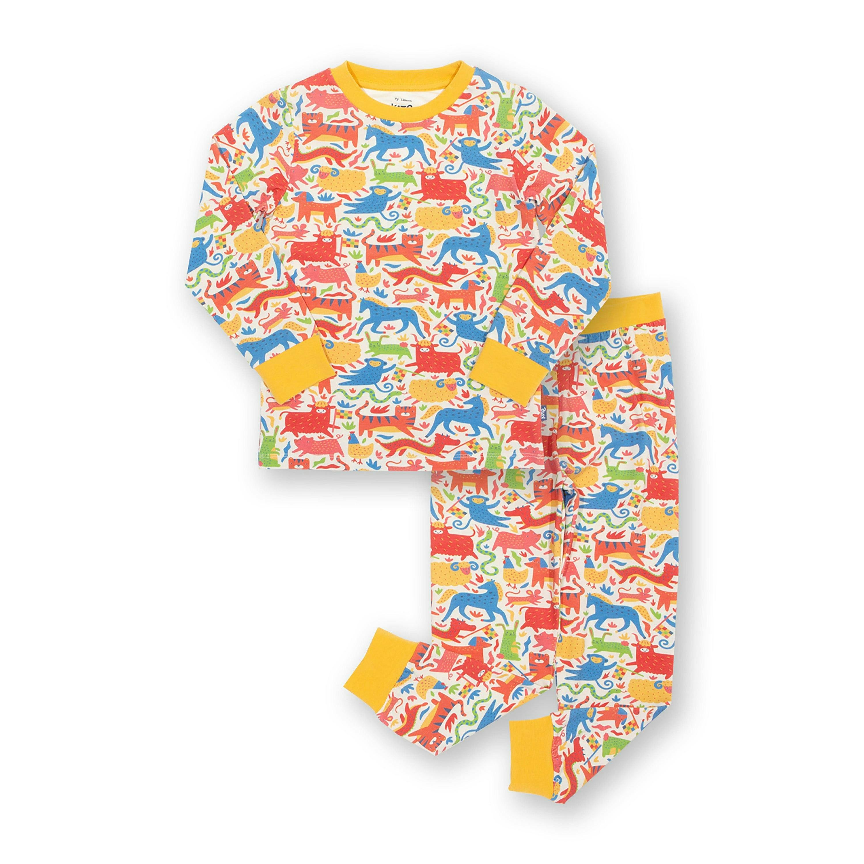 Kids Organic Lunar Race Pyjamas , view 5 of 6