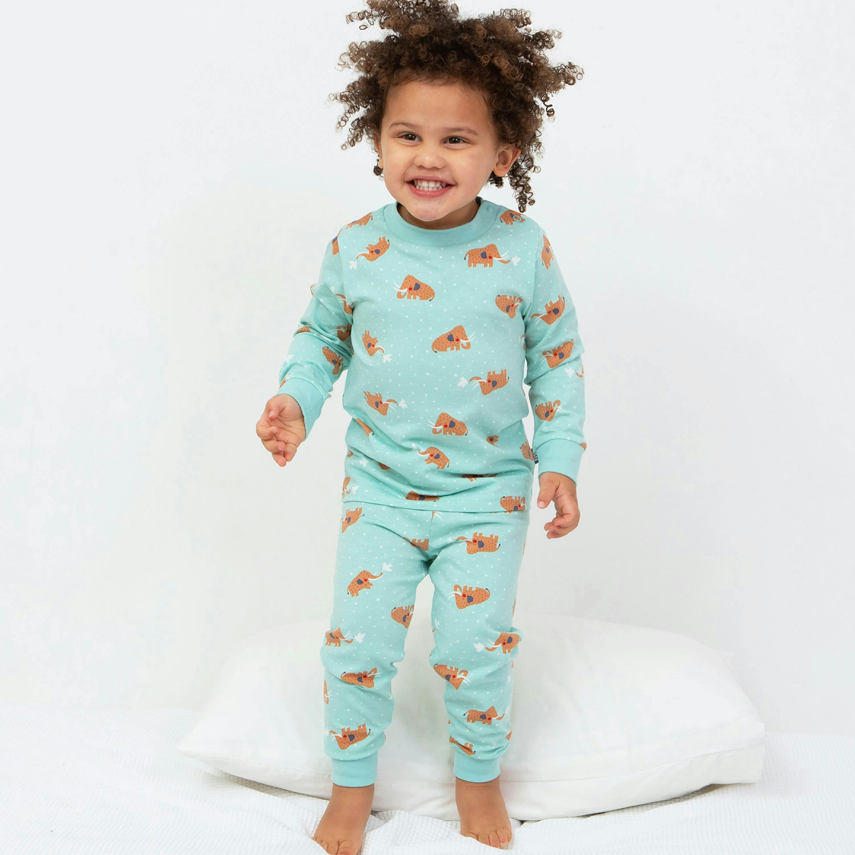 Kids Organic Woolly And Dove Pyjamas , view 2 of 5