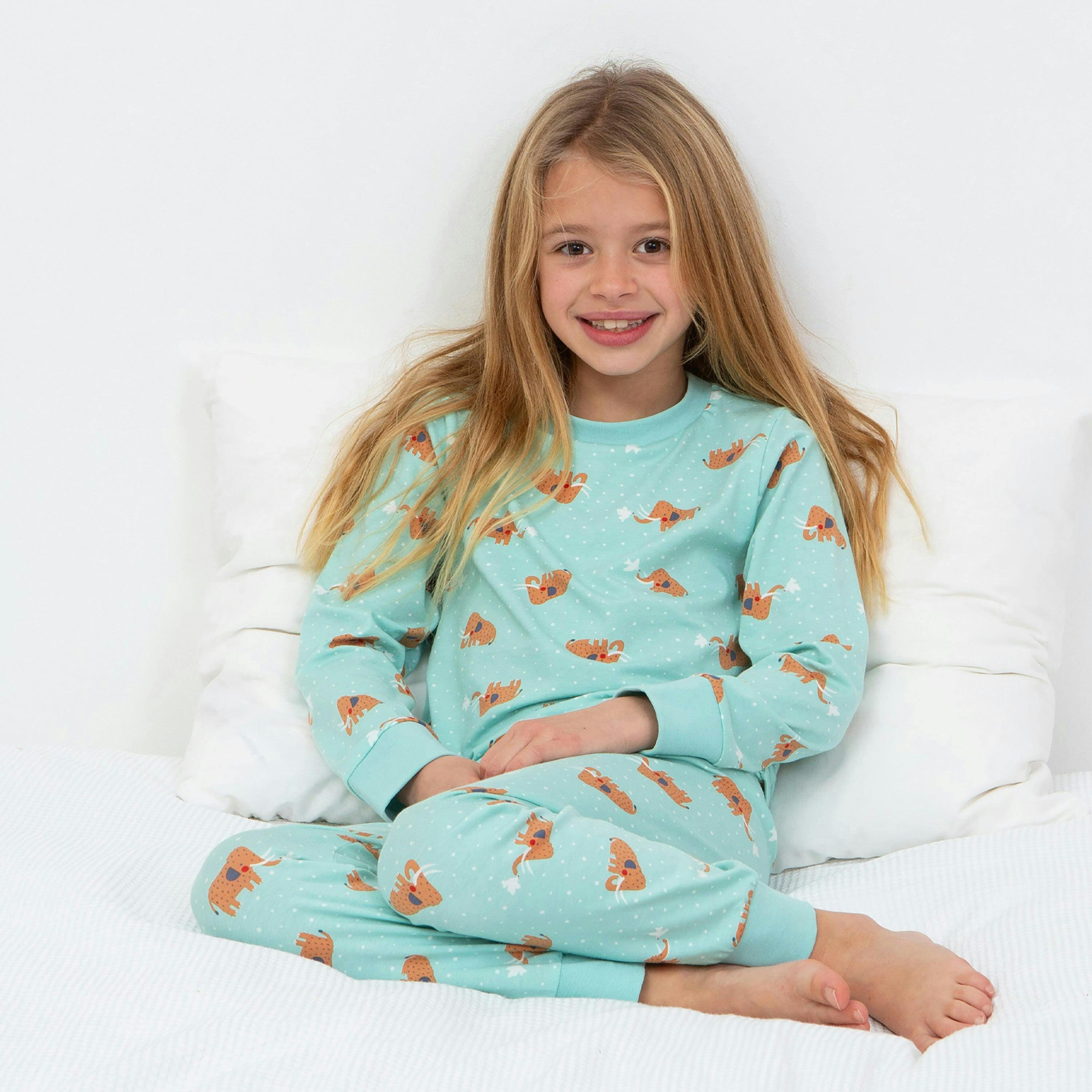 Kids Organic Woolly And Dove Pyjamas , view 3 of 5