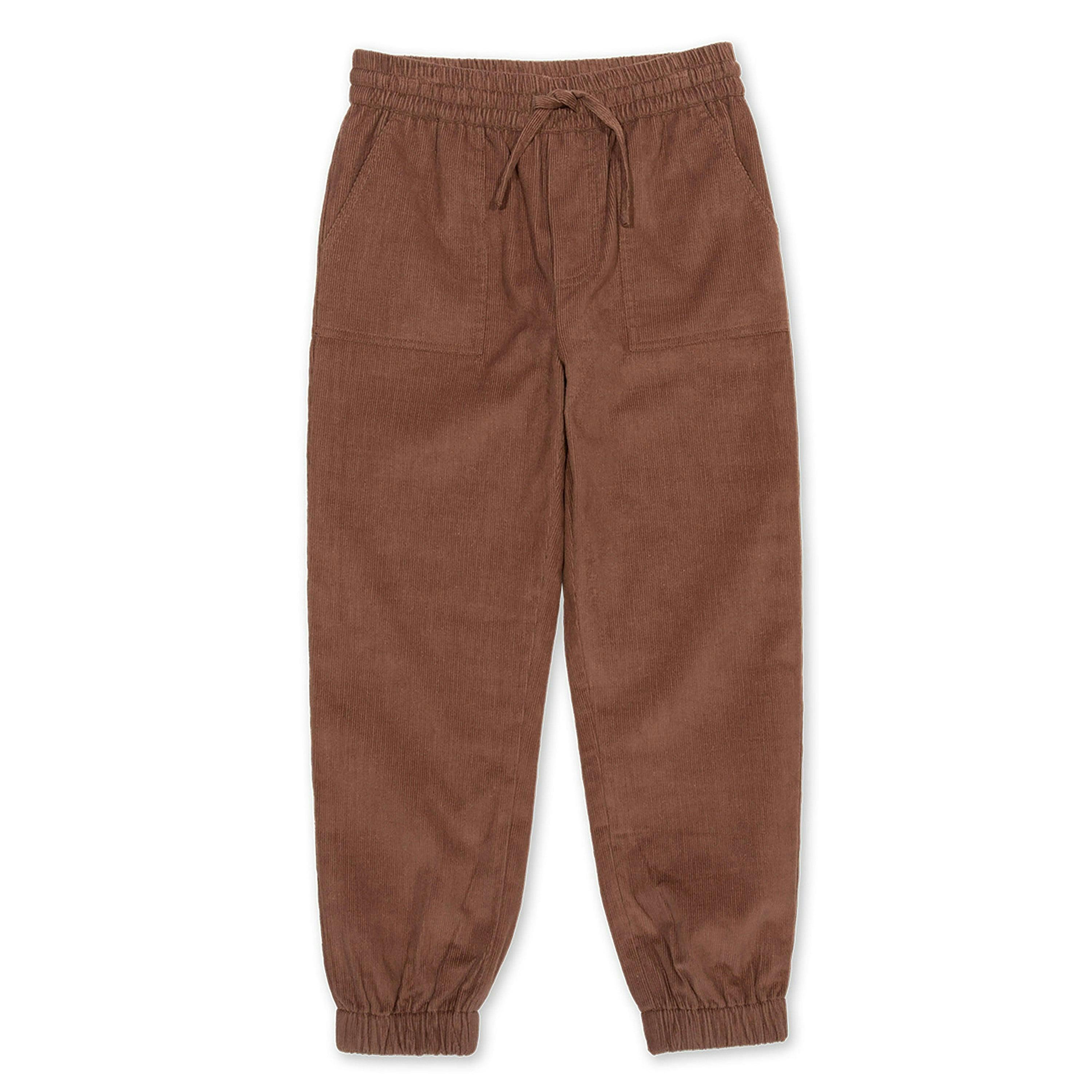 Kids Organic Cosy Cord Pull Ons Mocha , view 4 of 6