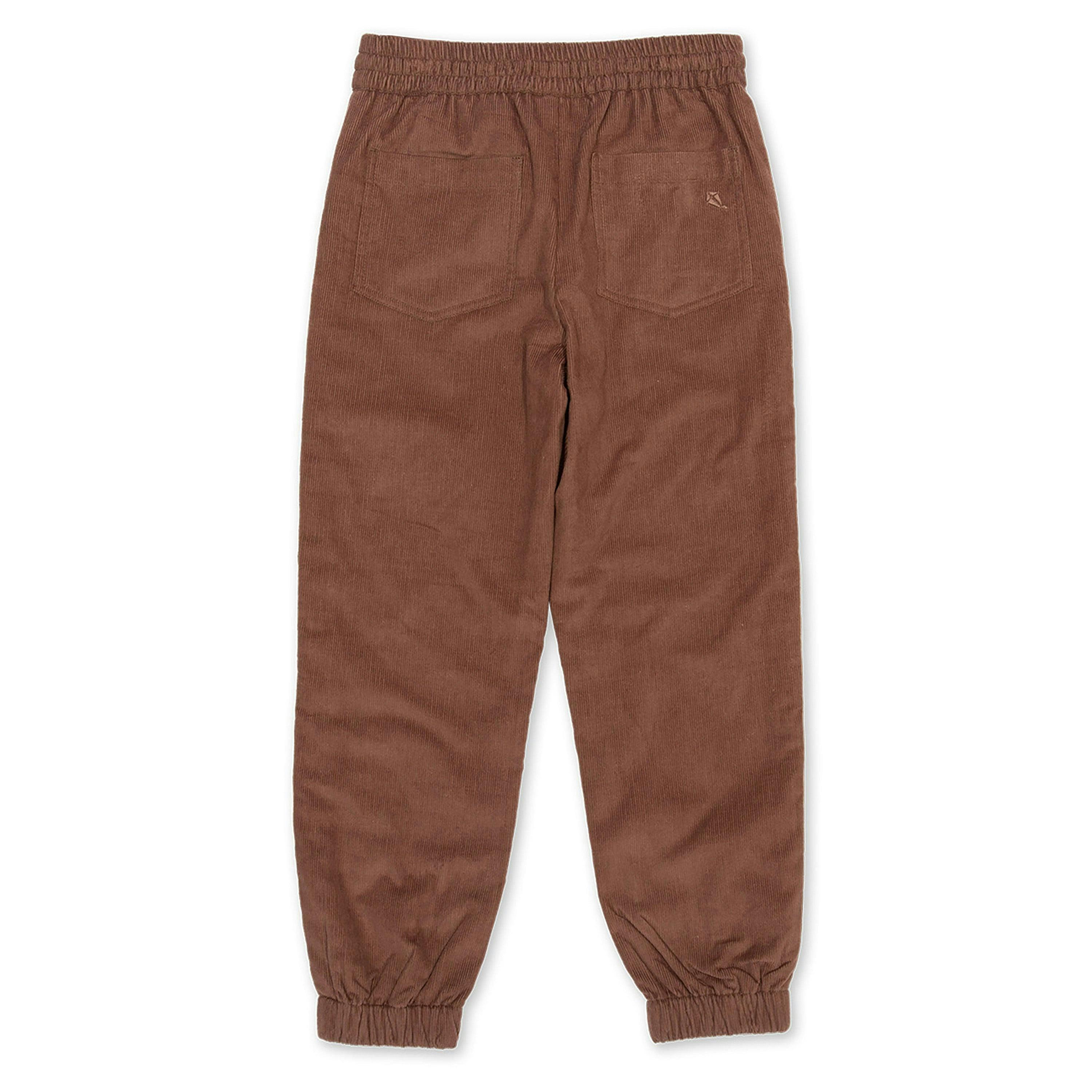 Kids Organic Cosy Cord Pull Ons Mocha , view 6 of 6