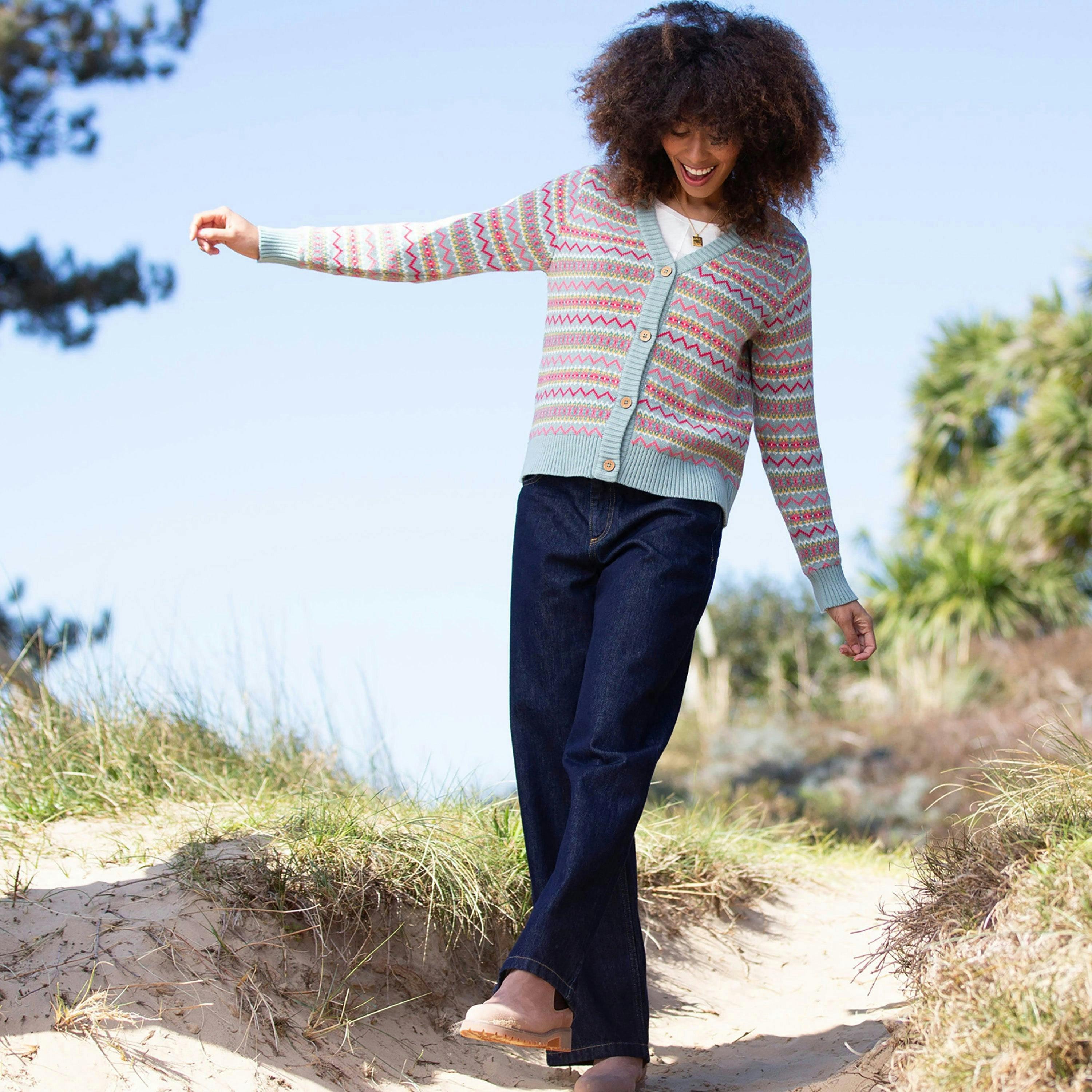 Organic Puncknowle Knit Cardigan , view 3 of 5