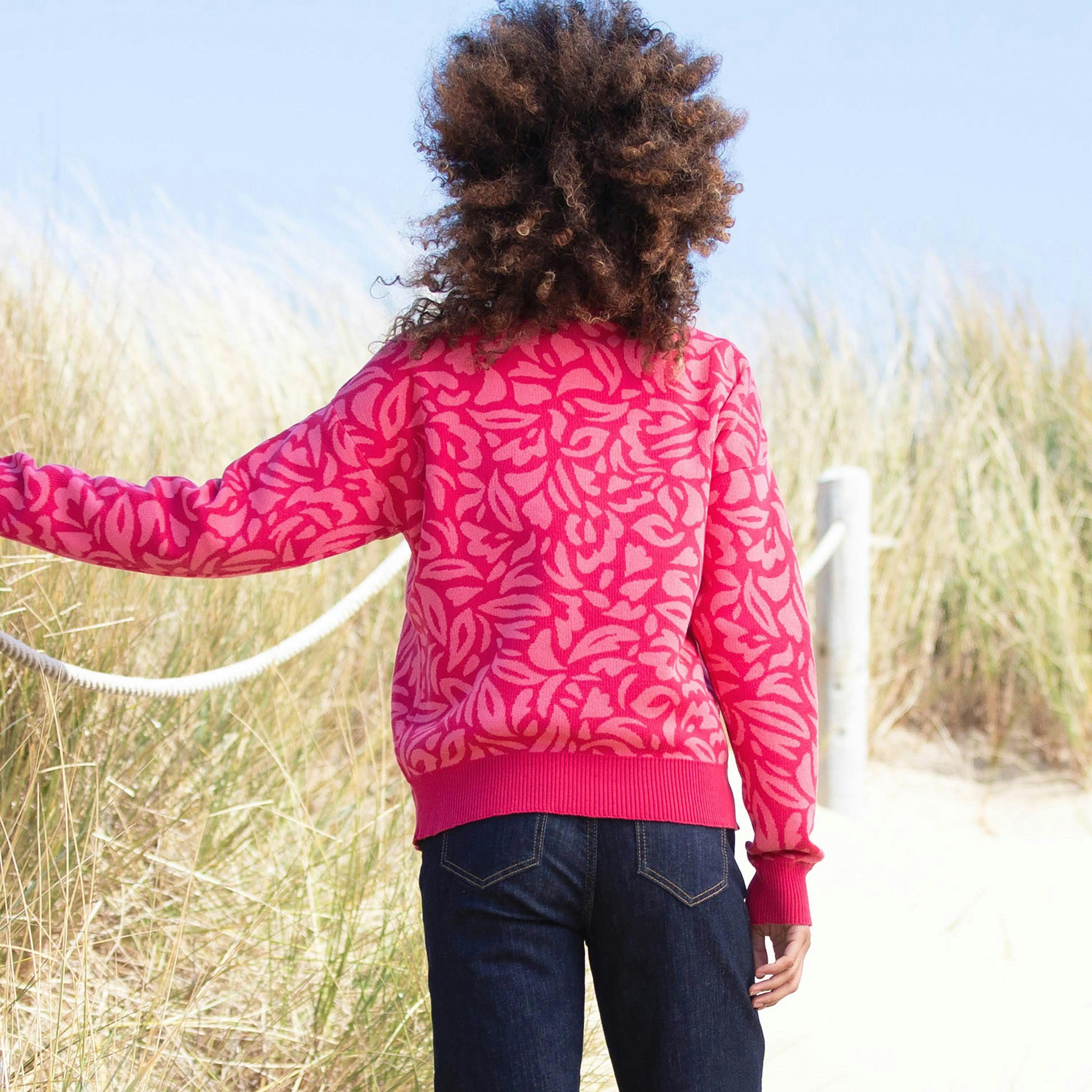 Organic Piddletrenthide Knit Jumper Rosey , view 4 of 4