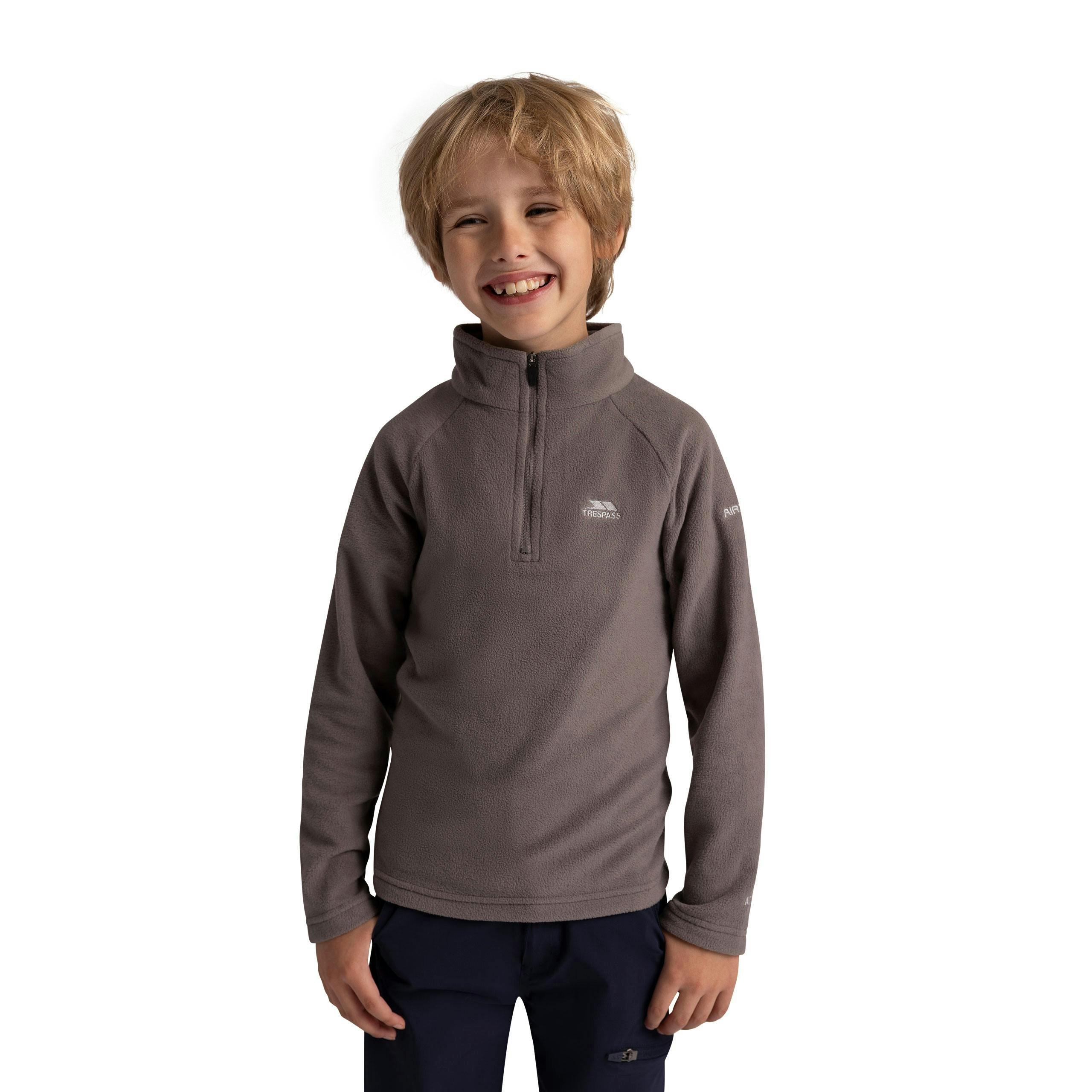 Kids Anti-Pilling Fleece Uliston in Storm Grey , view 3 of 6