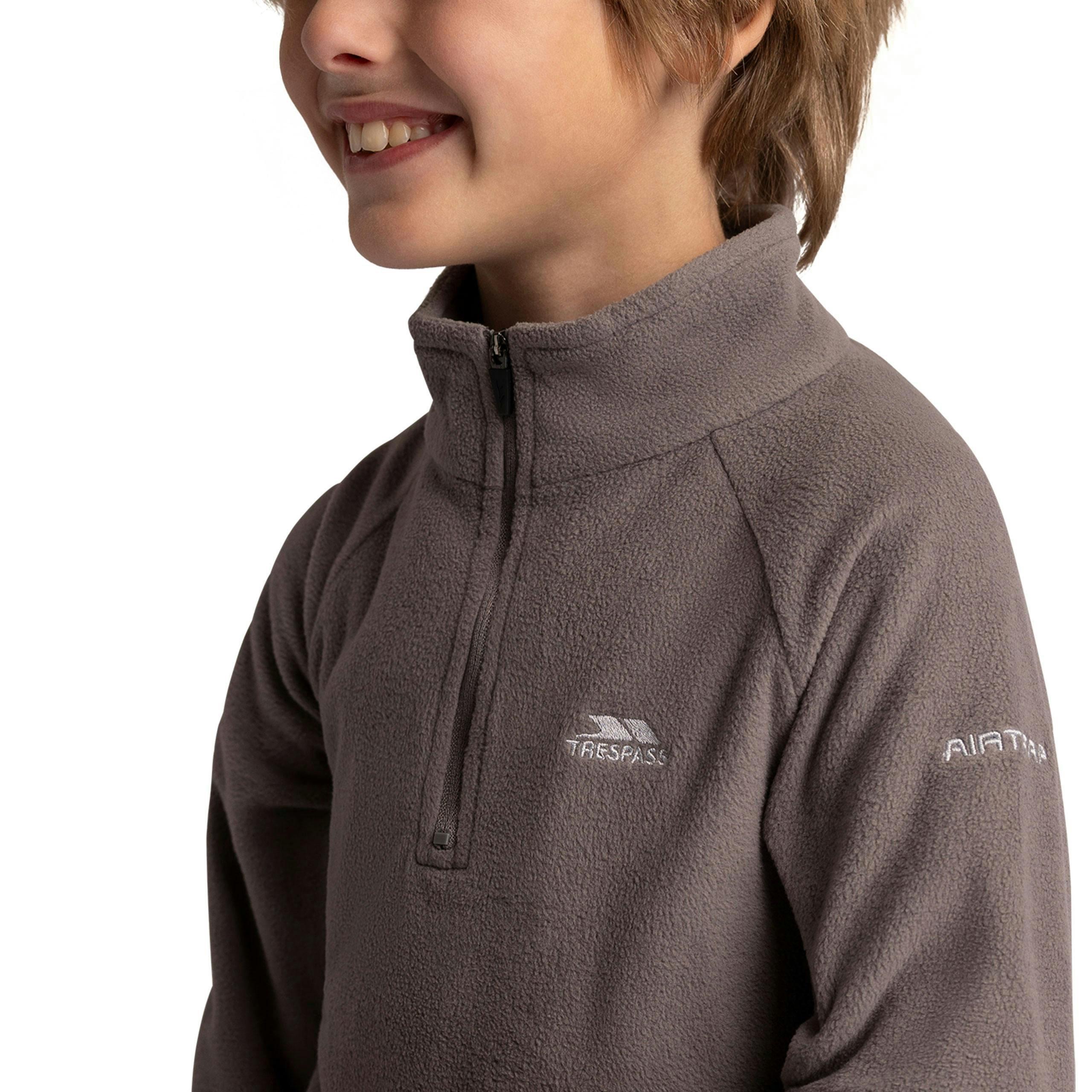 Kids Anti-Pilling Fleece Uliston in Storm Grey , view 6 of 6