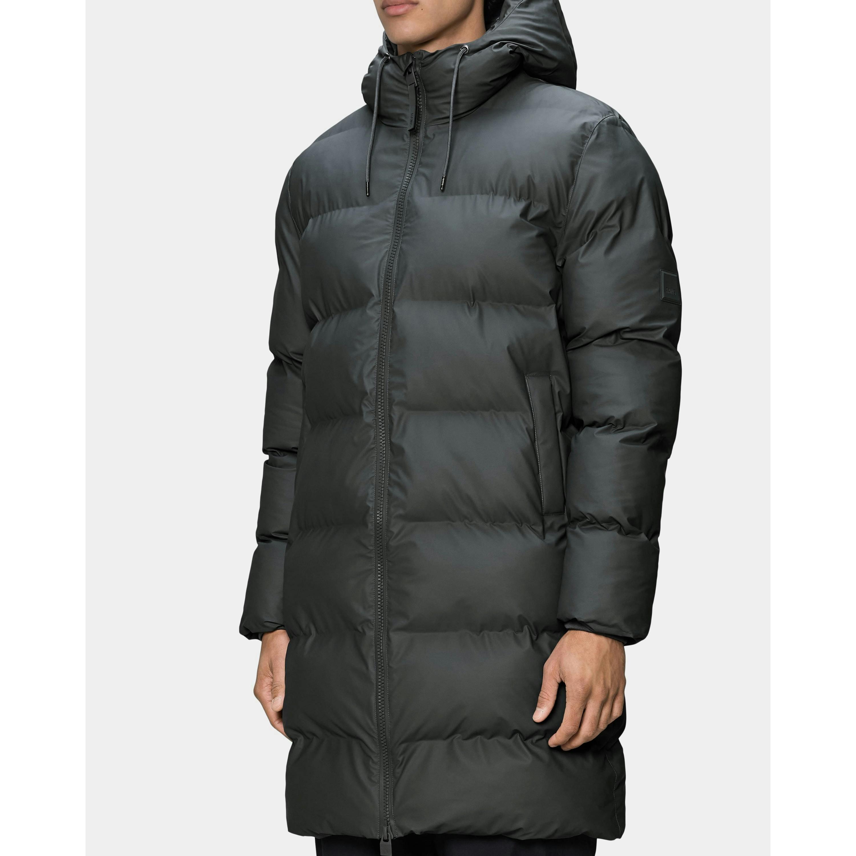 Rains Puffer Jacket  in Grey , view 5 of 6