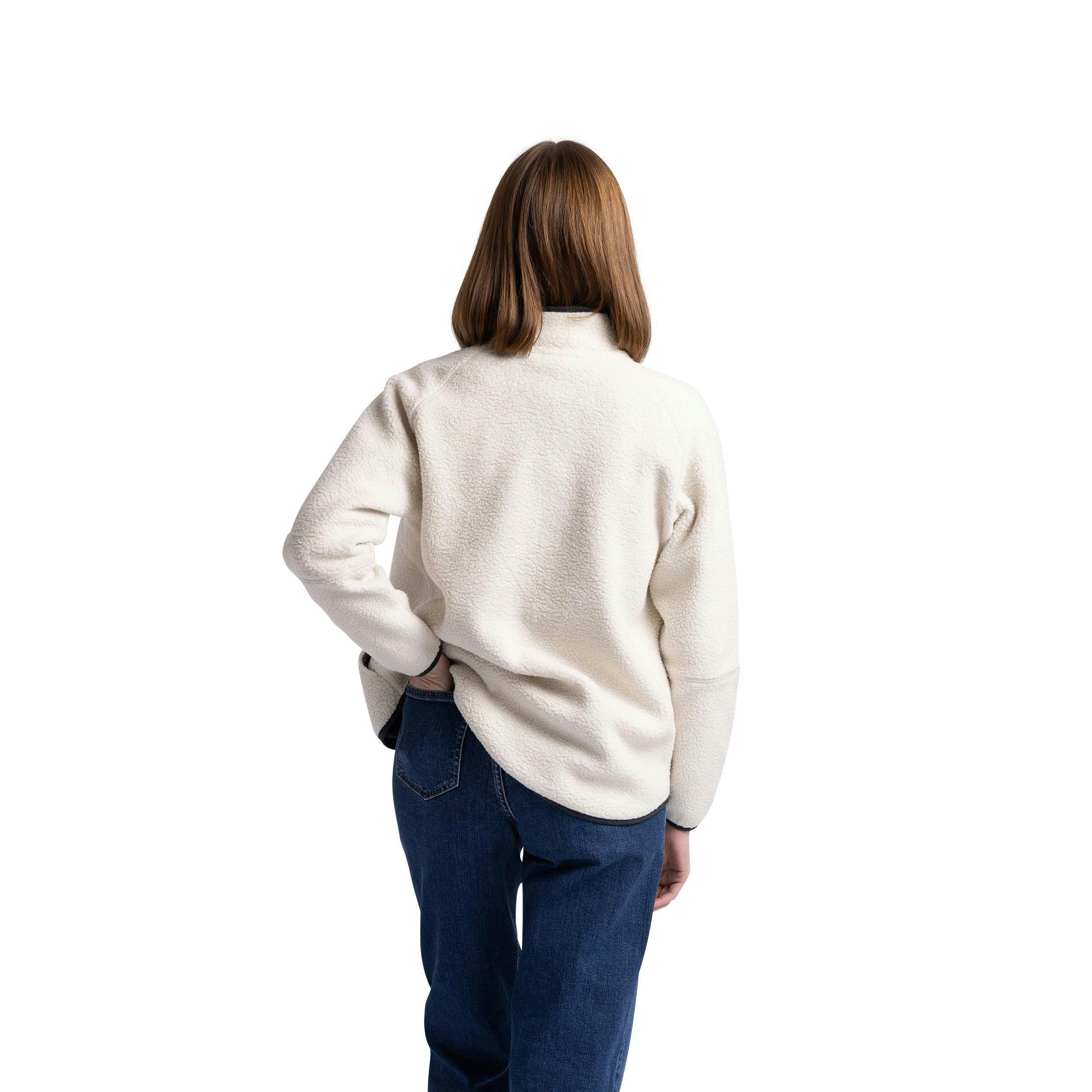 Women S Fleece Jacket  Quake In White , view 5 of 6