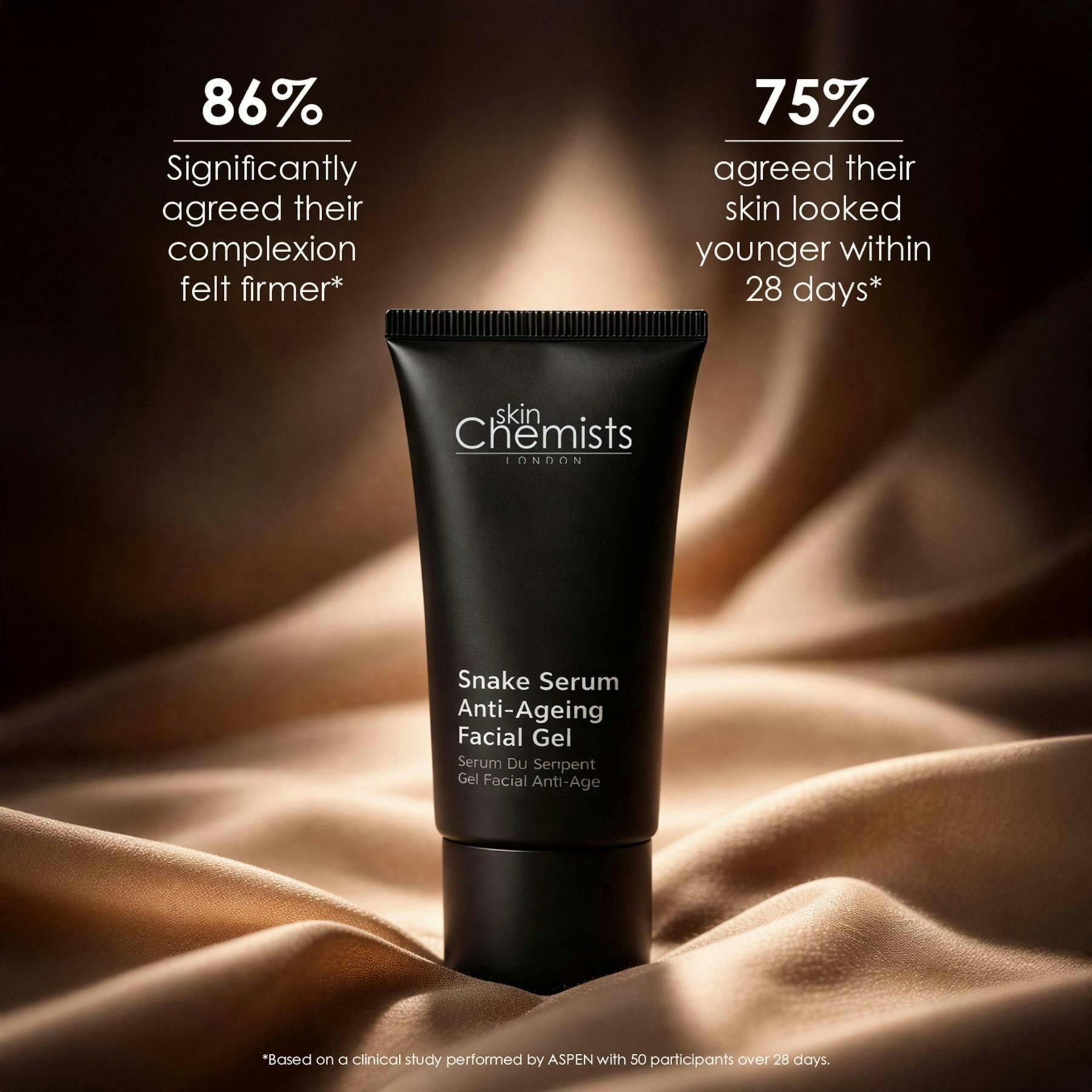 skinChemists Snake Serum Anti-Ageing Facial Gel 30ml , view 2 of 6
