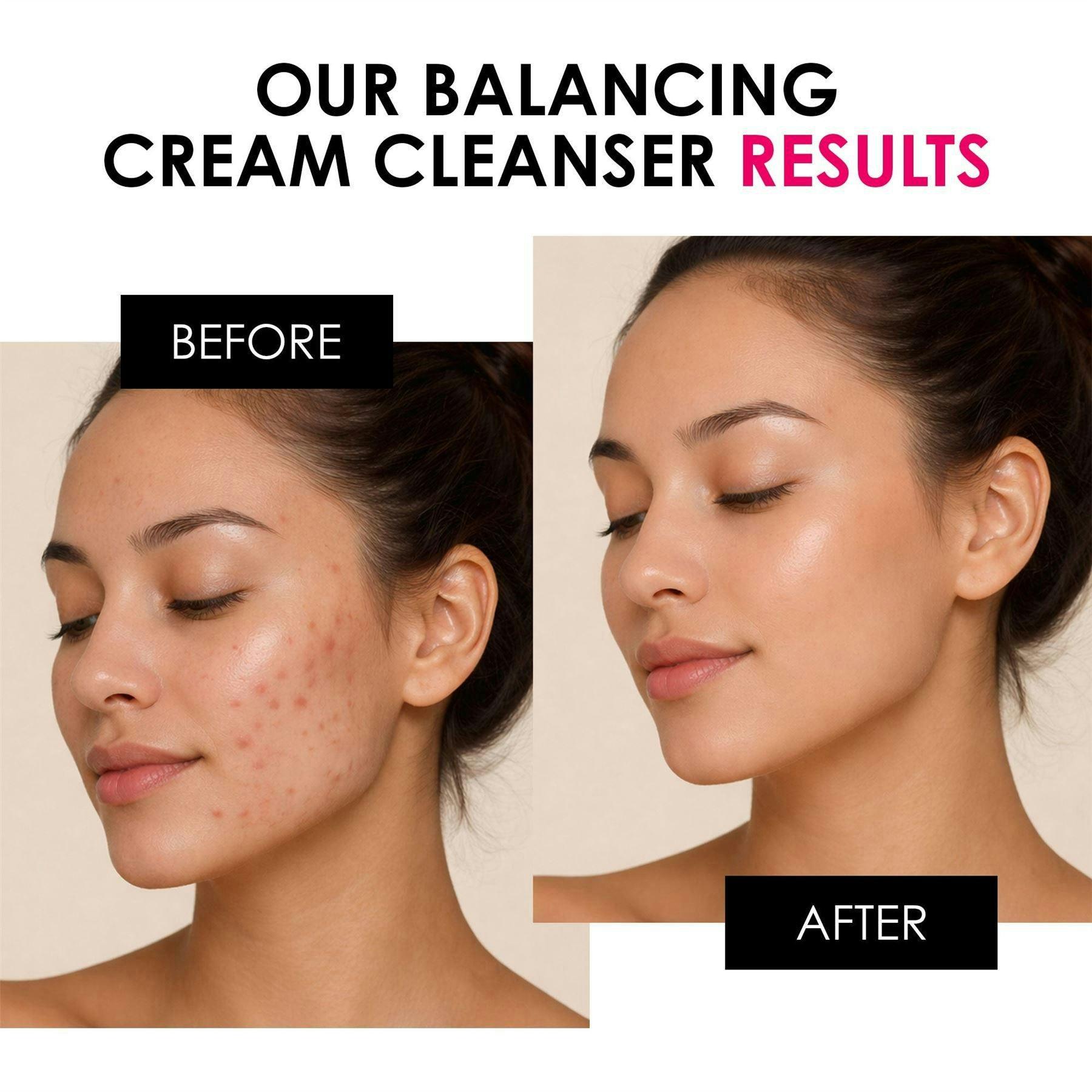 skinChemists Balancing Vitamin C & Glycolic Acid Anti-Ageing Cream Cleanser 200ml , view 3 of 6