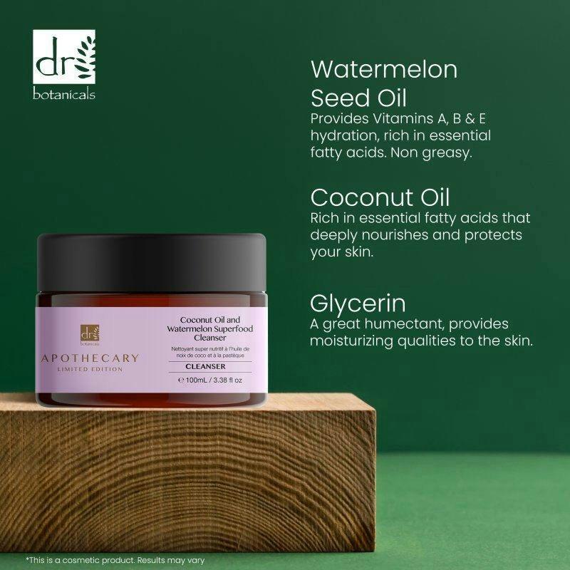 Dr. Botanicals Anti-Ageing Coconut Oil & Watermelon Superfood Cleanser 100ml , view 2 of 6