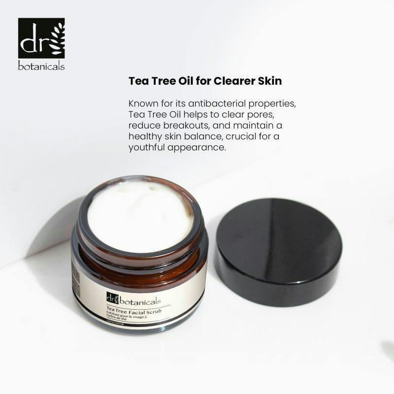 Dr. Botanicals Eucalyptus & Tea Tree Anti-Ageing Facial Scrub 50ml , view 5 of 6