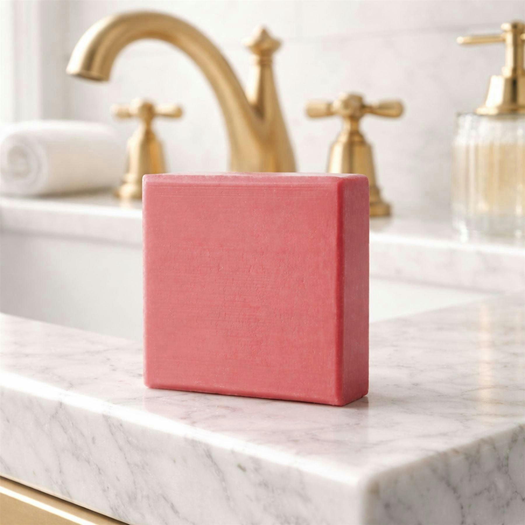 Dr. Botanicals La Rose Francaise Anti-Ageing Facial Cleansing Bar (Pack of 5) 100g x 5 , view 3 of 5