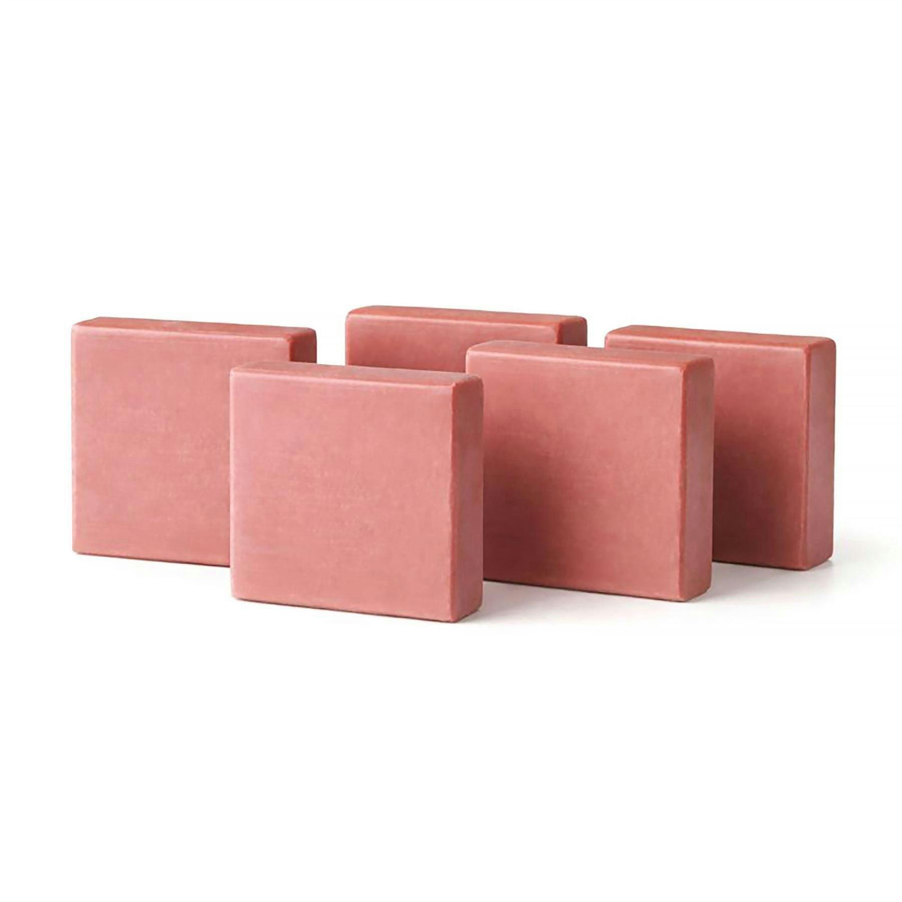Dr. Botanicals La Rose Francaise Anti-Ageing Facial Cleansing Bar (Pack of 5) 100g x 5 , view 4 of 5