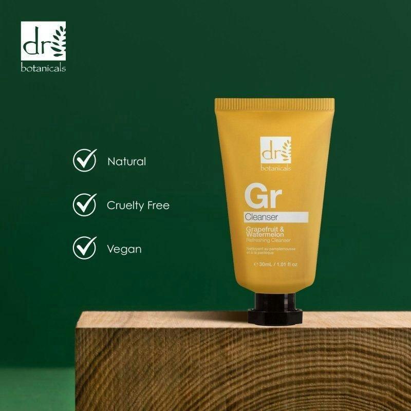 Dr. Botanicals Advanced Grapefruit & Watermelon Anti-Ageing Refreshing Cleanser 30ml , view 3 of 6