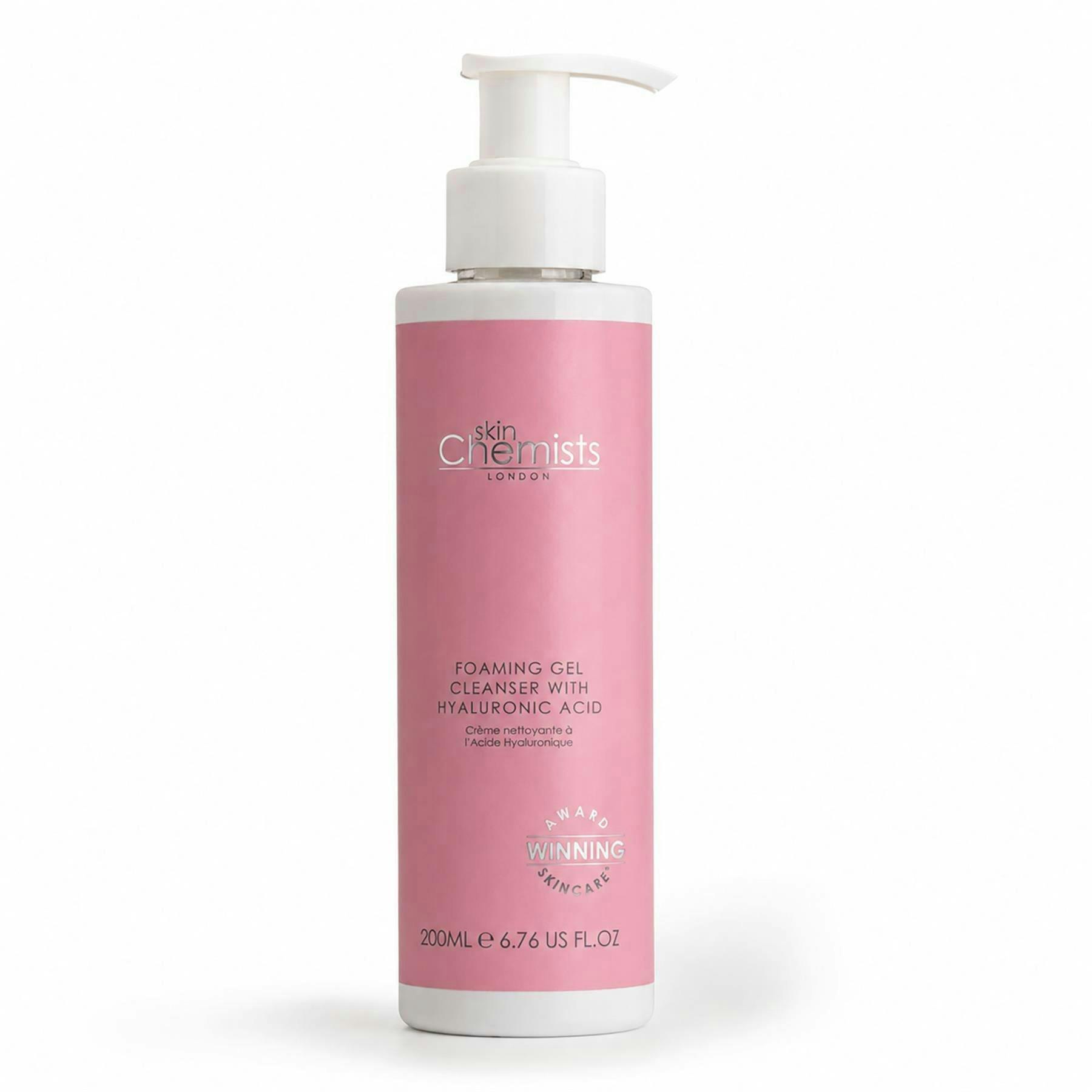 skinChemists Anti-Ageing Foaming Gel Cleanser Hyaluronic Acid 200ml , view 4 of 5