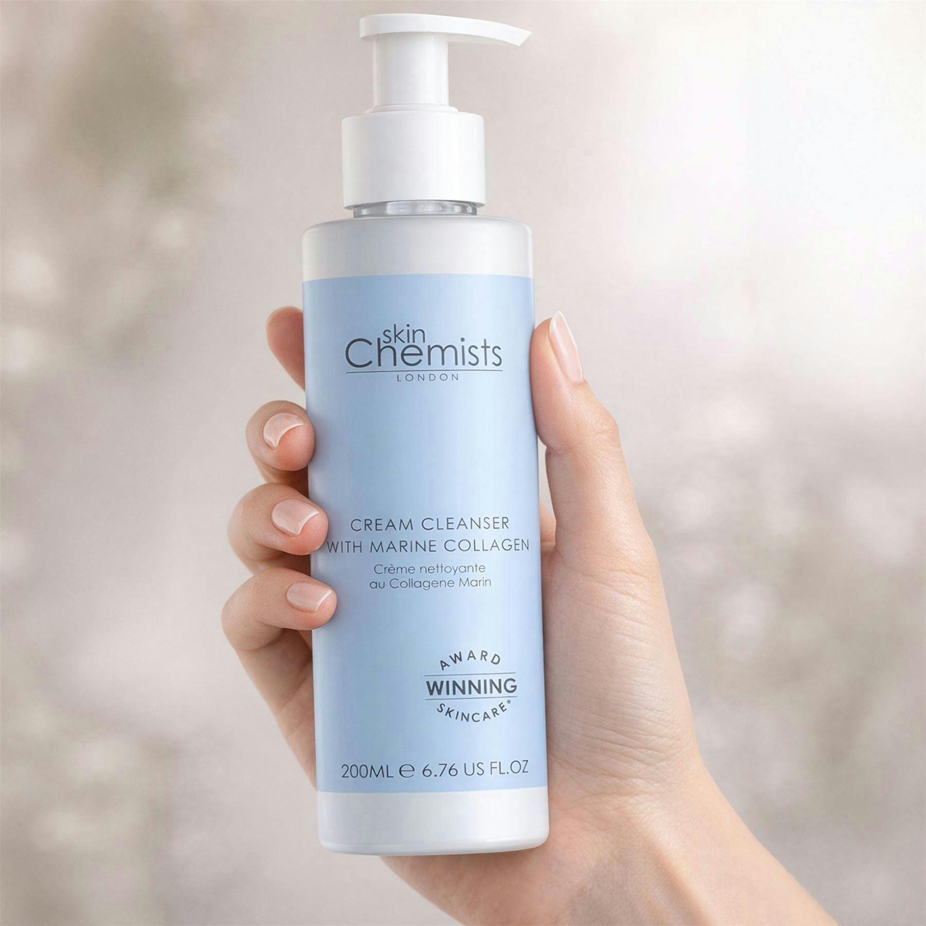 skinChemists Anti-Ageing Foaming Cleanser with Marine Collagen 200ml , view 2 of 5