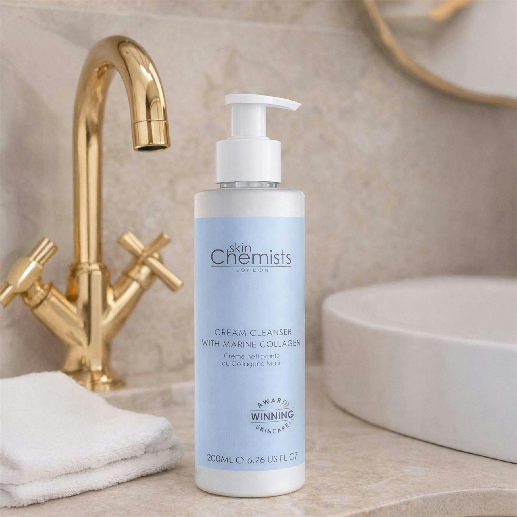 skinChemists Anti-Ageing Foaming Cleanser with Marine Collagen 200ml , view 5 of 5