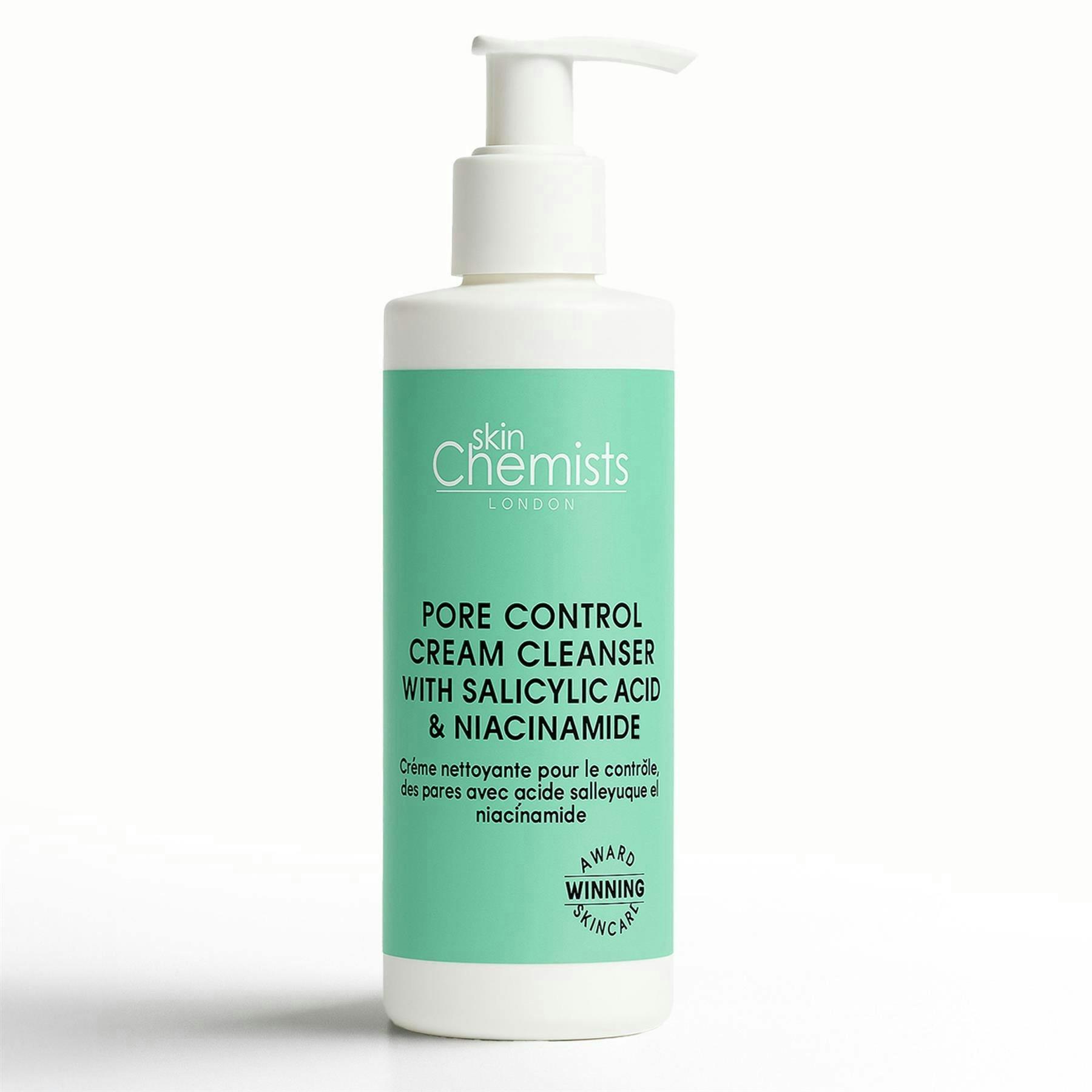 skinChemists Anti-Ageing Pore Control Cream Cleanser with Salicylic Acid & Niacinamide 200ml , view 4 of 5