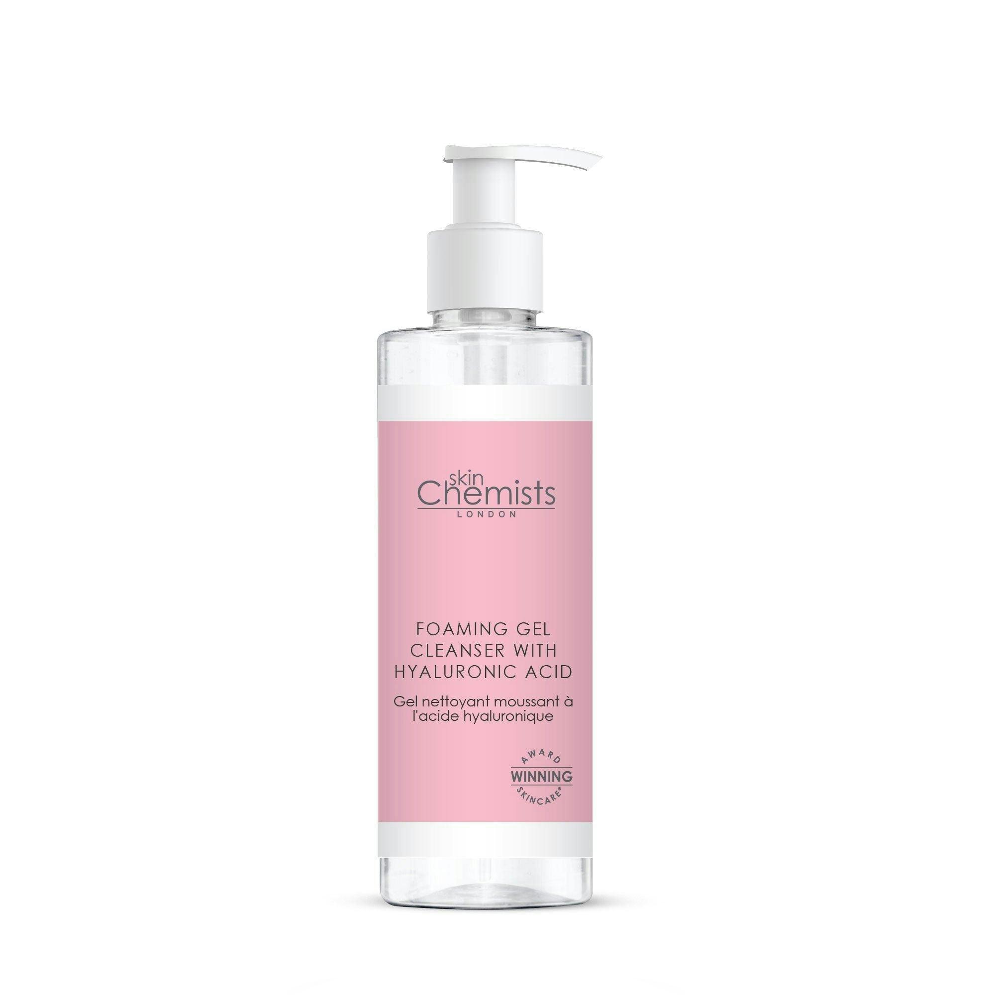 skinChemists Foaming Anti-Ageing Gel Cleanser with Hyaluronic Acid 200ml , view 4 of 5