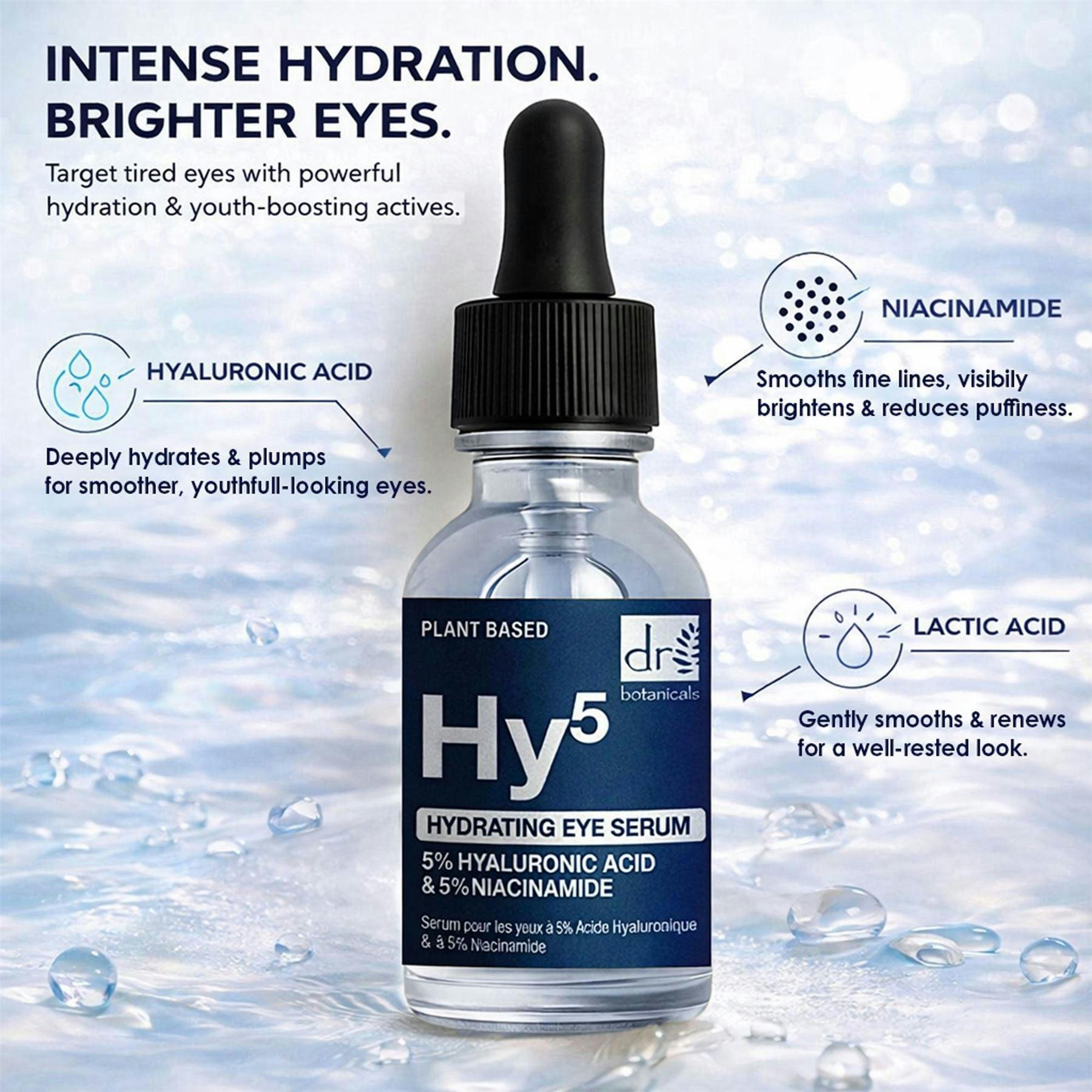 Dr. Botanicals Anti-Ageing Hydrating Eye Serum with 5% Hyaluronic Acid & 5% Niacinamide 15ml , view 5 of 6