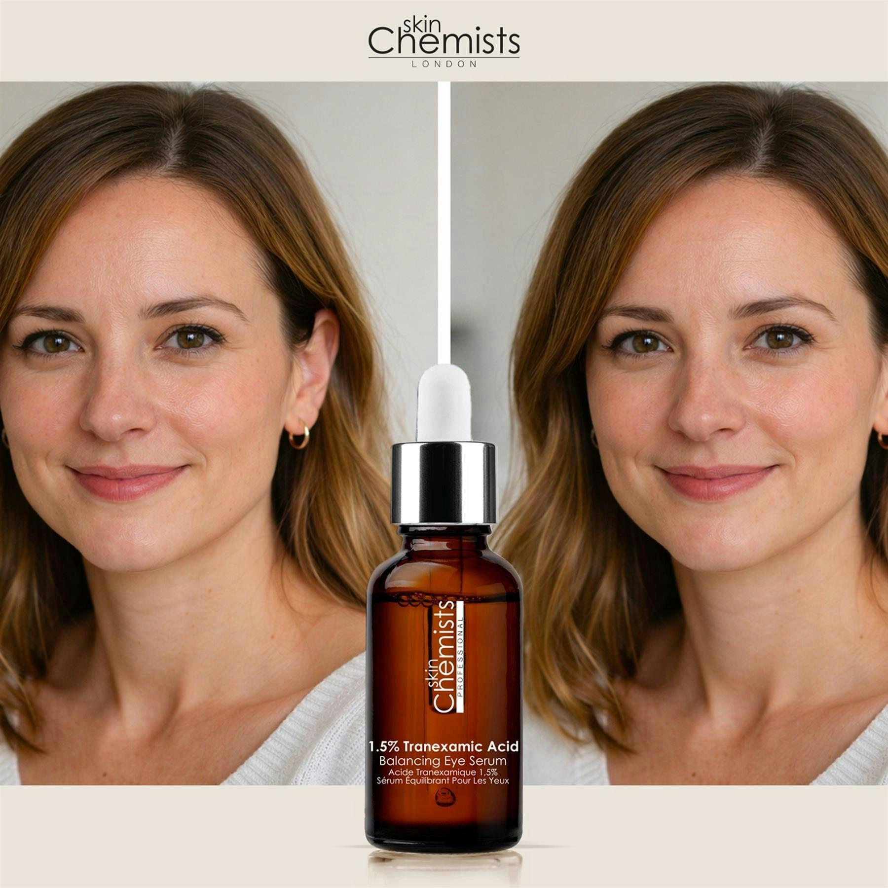 skinChemists 1.5% Tranexamic Acid Balancing Anti-Ageing Eye Serum 15ml , view 3 of 6