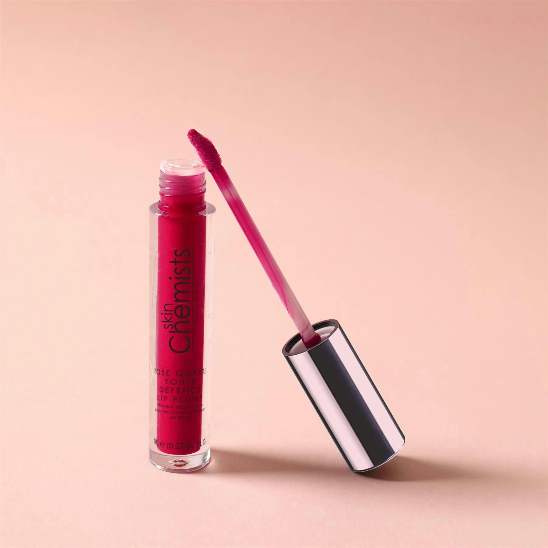skinChemists Rose Quartz Anti-Ageing Youth Defence Lip Plump No 66 Original Rose Oil 8ml , view 3 of 5
