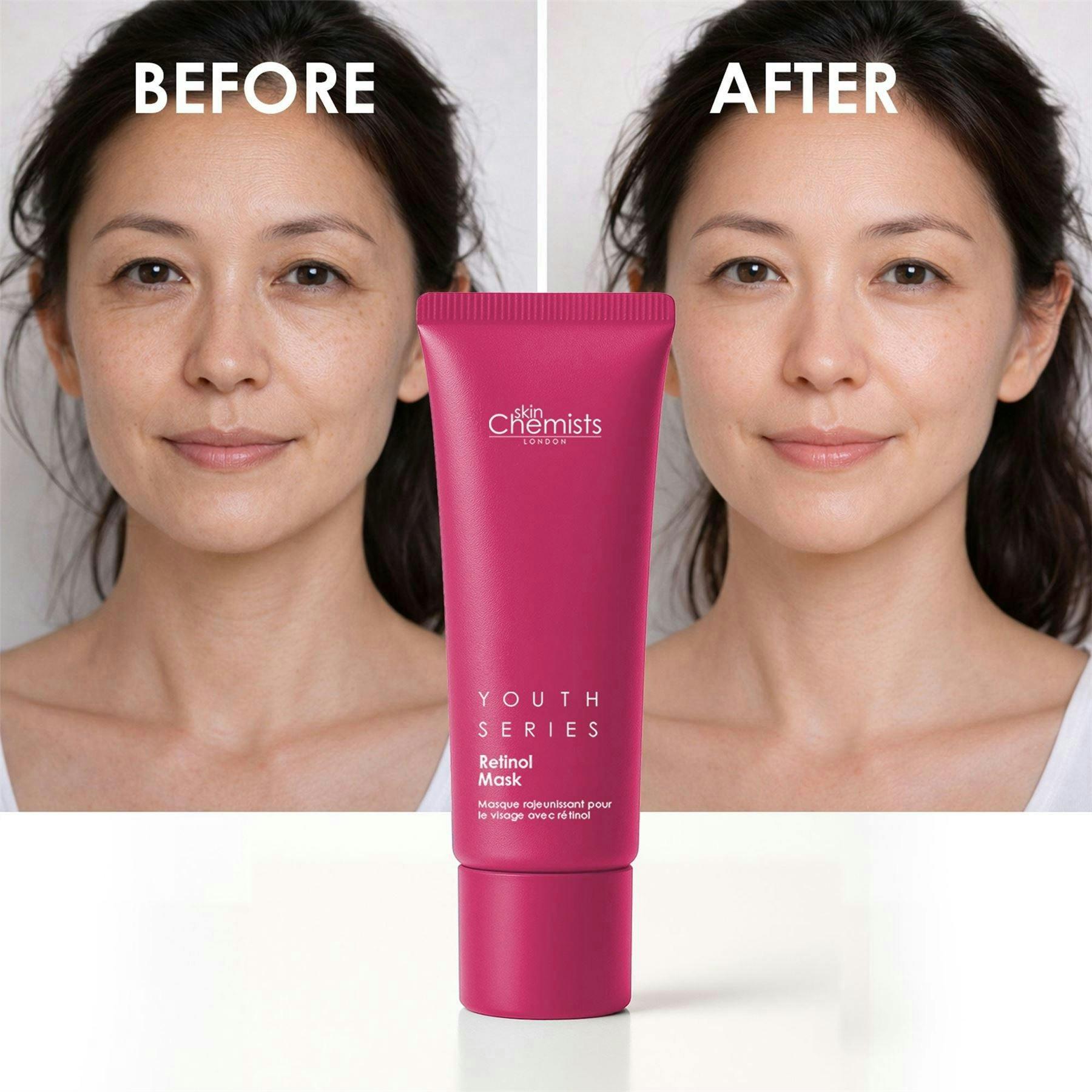 skinChemists Retinol & Bakuchiol Anti-Ageing Mask 50ml , view 3 of 6