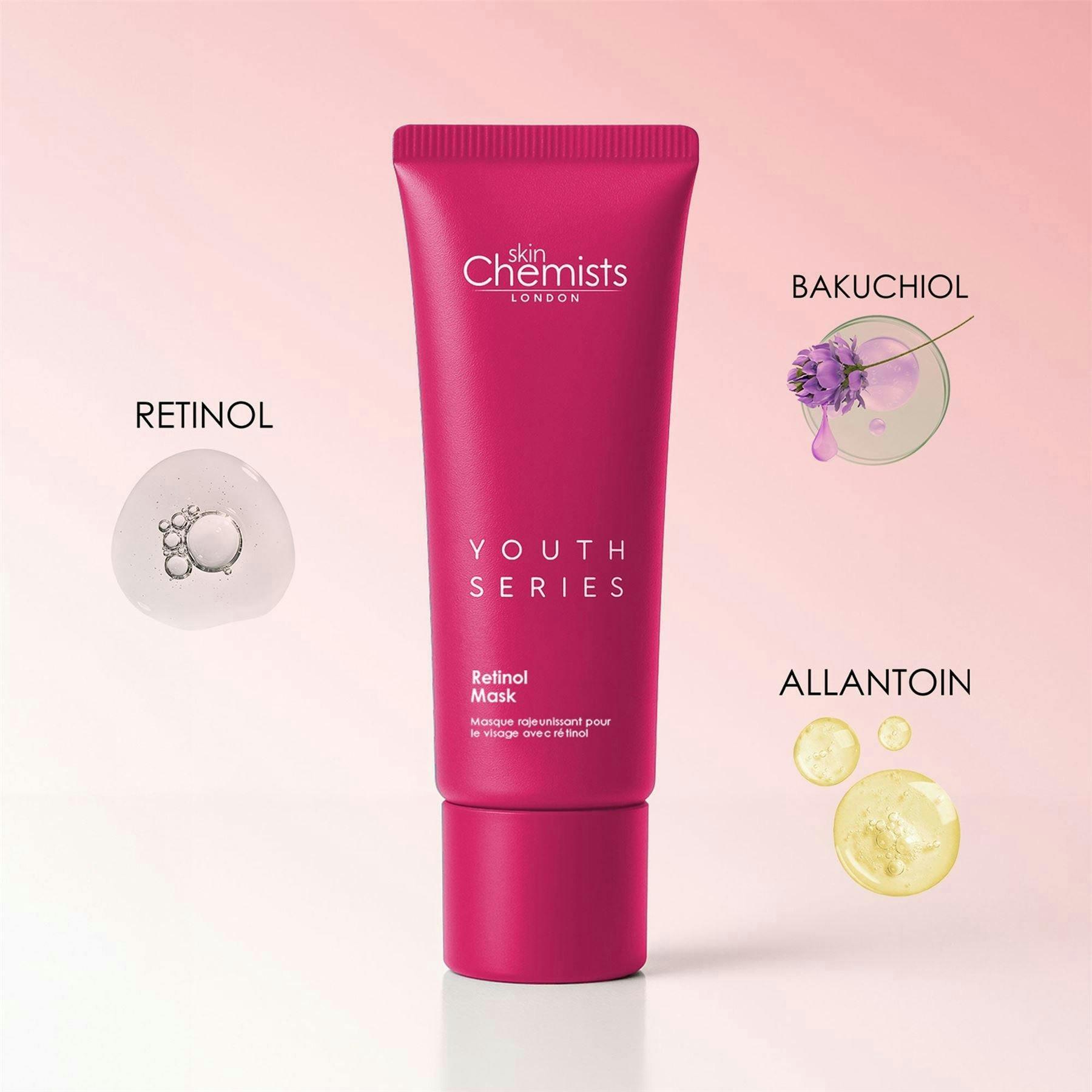 skinChemists Retinol & Bakuchiol Anti-Ageing Mask 50ml , view 5 of 6