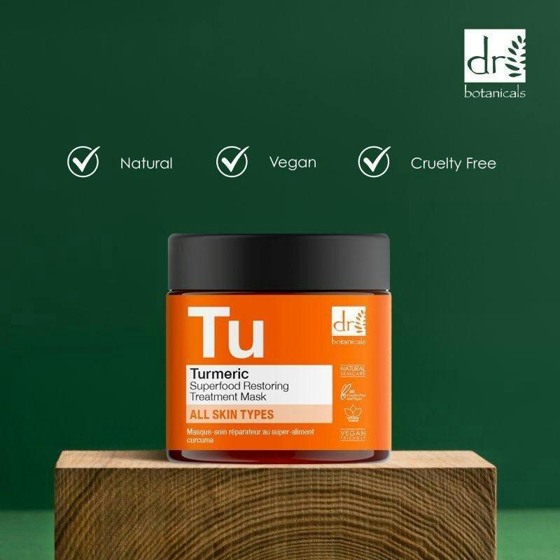 Dr. Botanicals Turmeric Superfood Anti-Ageing Restoring Treatment Mask 60ml , view 3 of 6