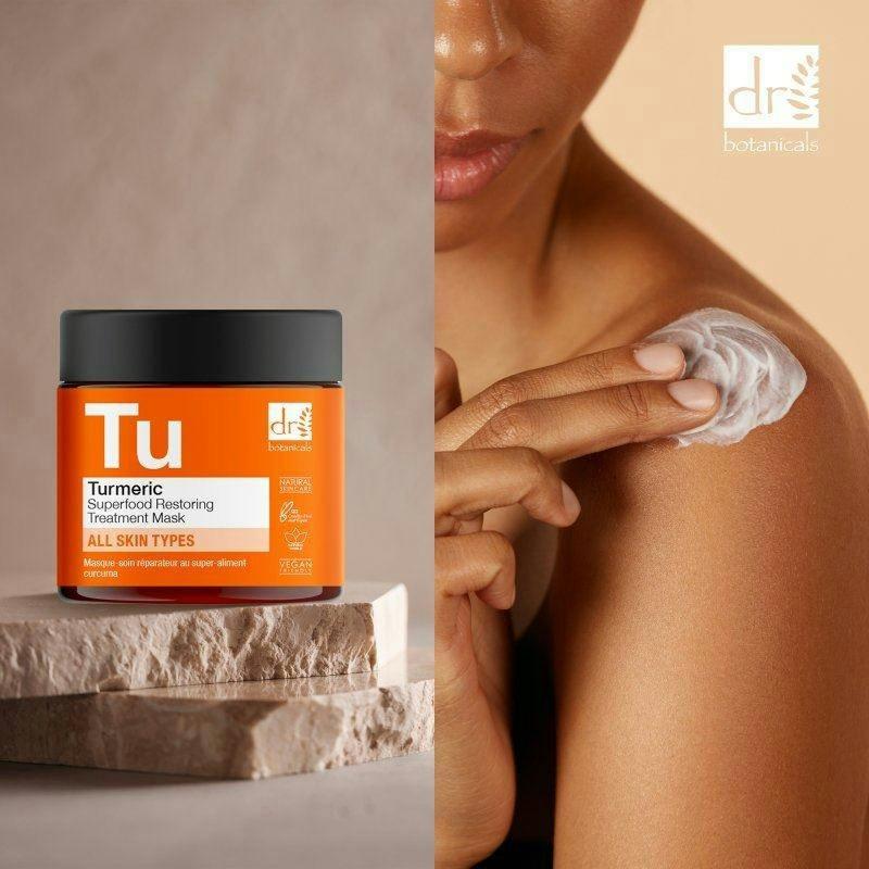 Dr. Botanicals Turmeric Superfood Anti-Ageing Restoring Treatment Mask 60ml , view 5 of 6