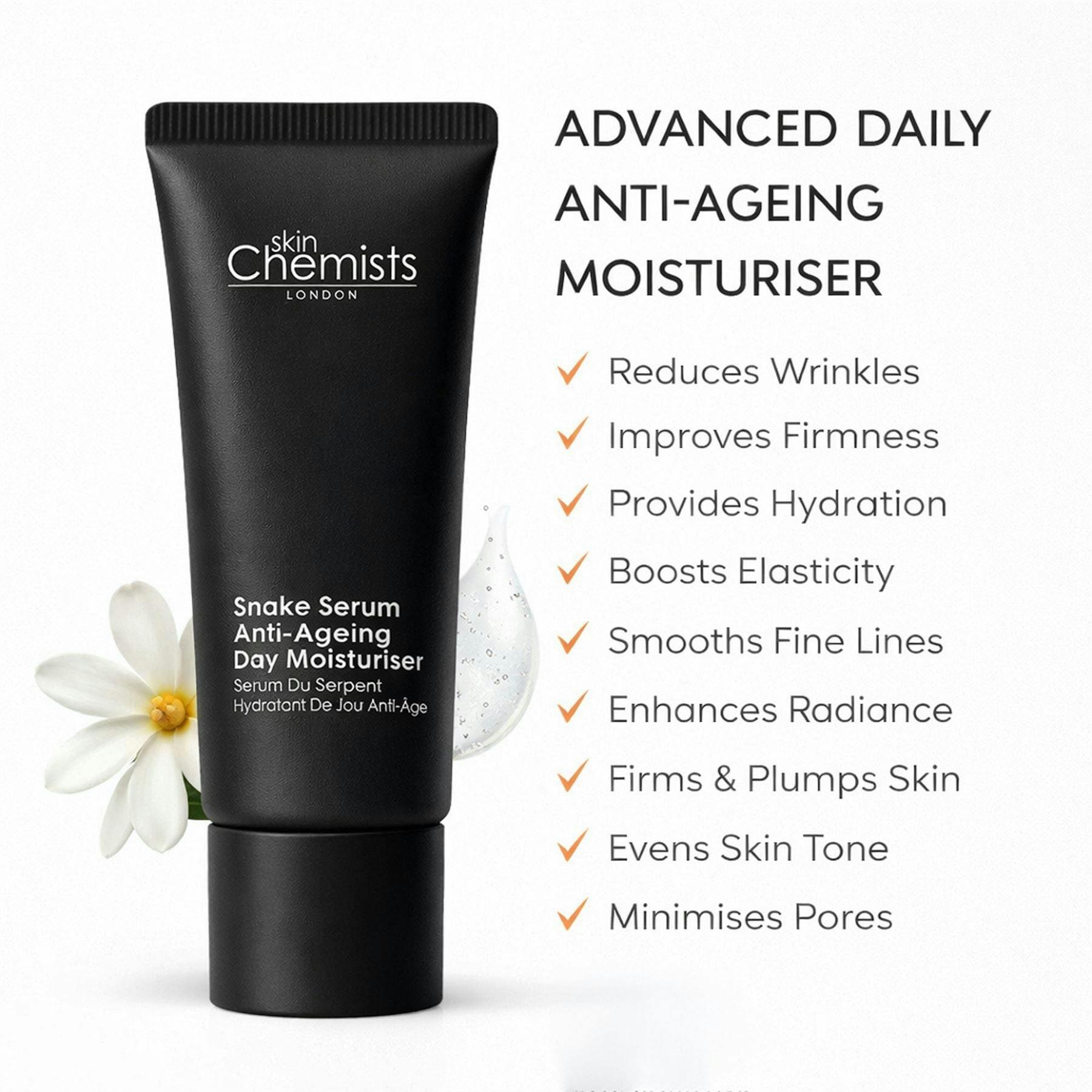skinChemists Snake Serum Anti-Ageing Day Moisturiser 50ml , view 4 of 6
