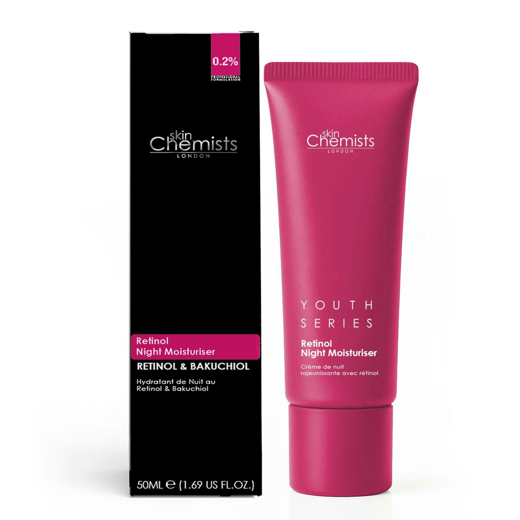 skinChemists Retinol Bakuchiol Anti-Ageing Night Moisturiser 50ml , view 5 of 6