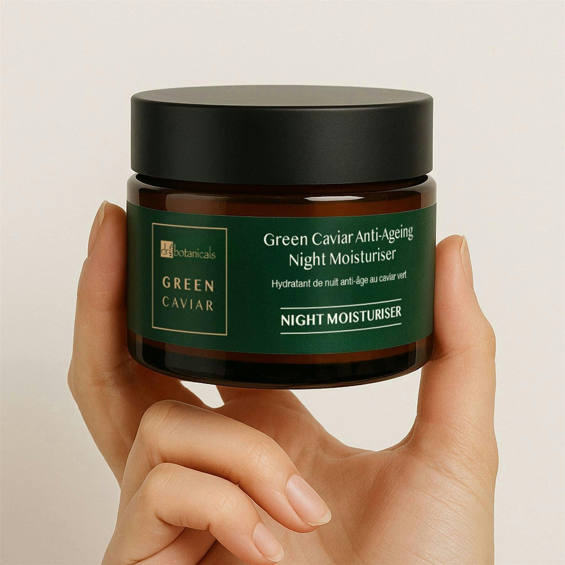 Dr. Botanicals Green Caviar & Argan Oil Anti-Oxidant Anti-Ageing Night Cream 50ml , view 3 of 5