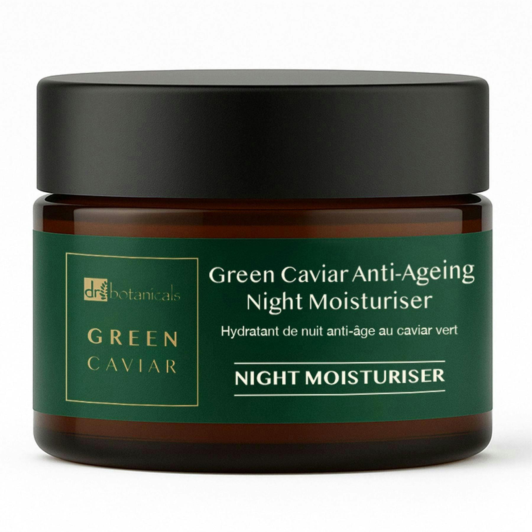 Dr. Botanicals Green Caviar & Argan Oil Anti-Oxidant Anti-Ageing Night Cream 50ml , view 4 of 5