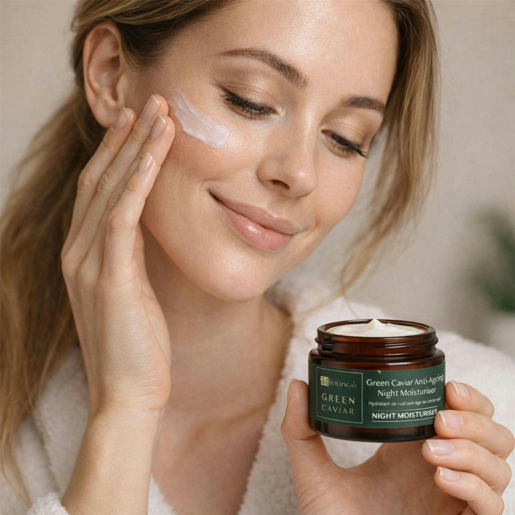 Dr. Botanicals Green Caviar & Argan Oil Anti-Oxidant Anti-Ageing Night Cream 50ml , view 5 of 5