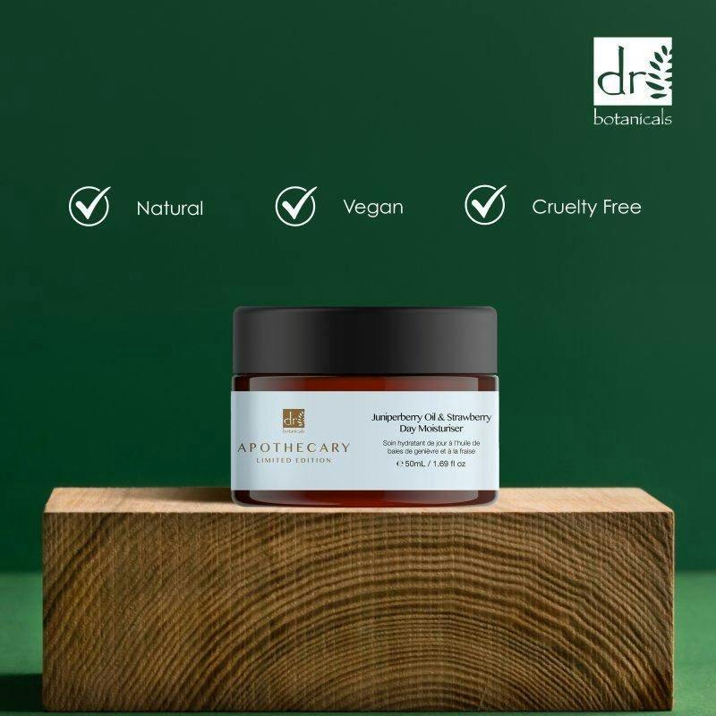 Dr. Botanicals Anti-Ageing Juniperberry Oil & Strawberry Day Moisturiser 50ml , view 3 of 6