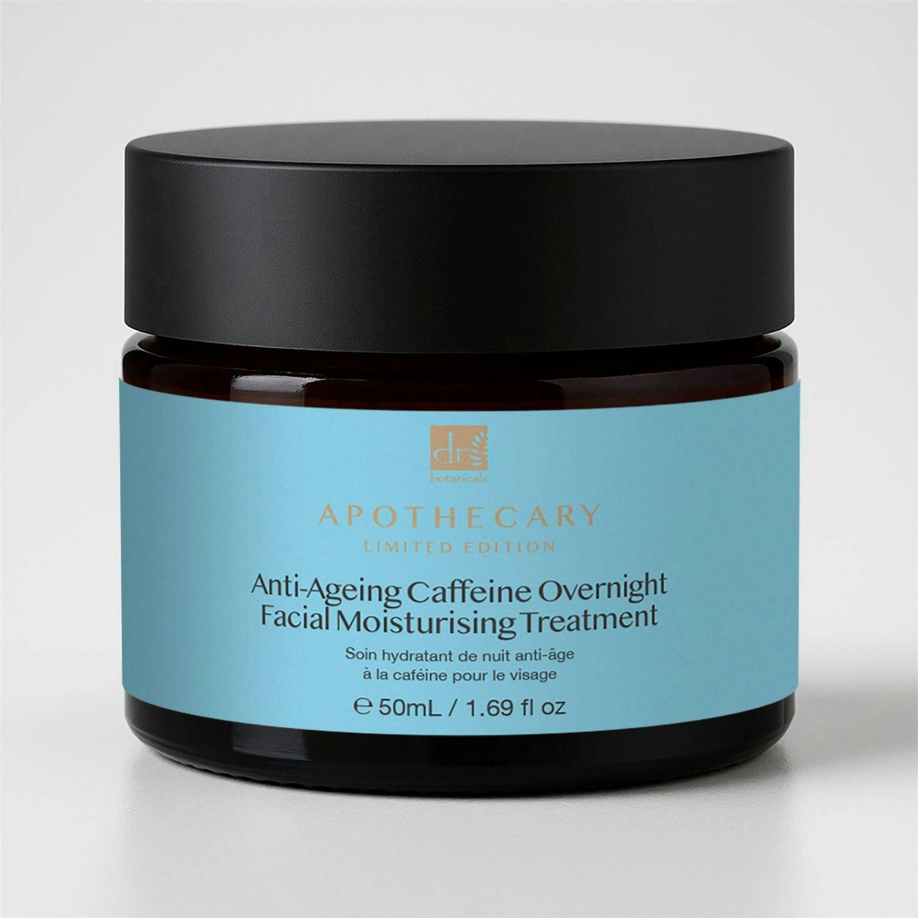 Dr. Botanicals Anti-Ageing Caffeine Overnight Facial Moisturising Treatment 50ml , view 4 of 6
