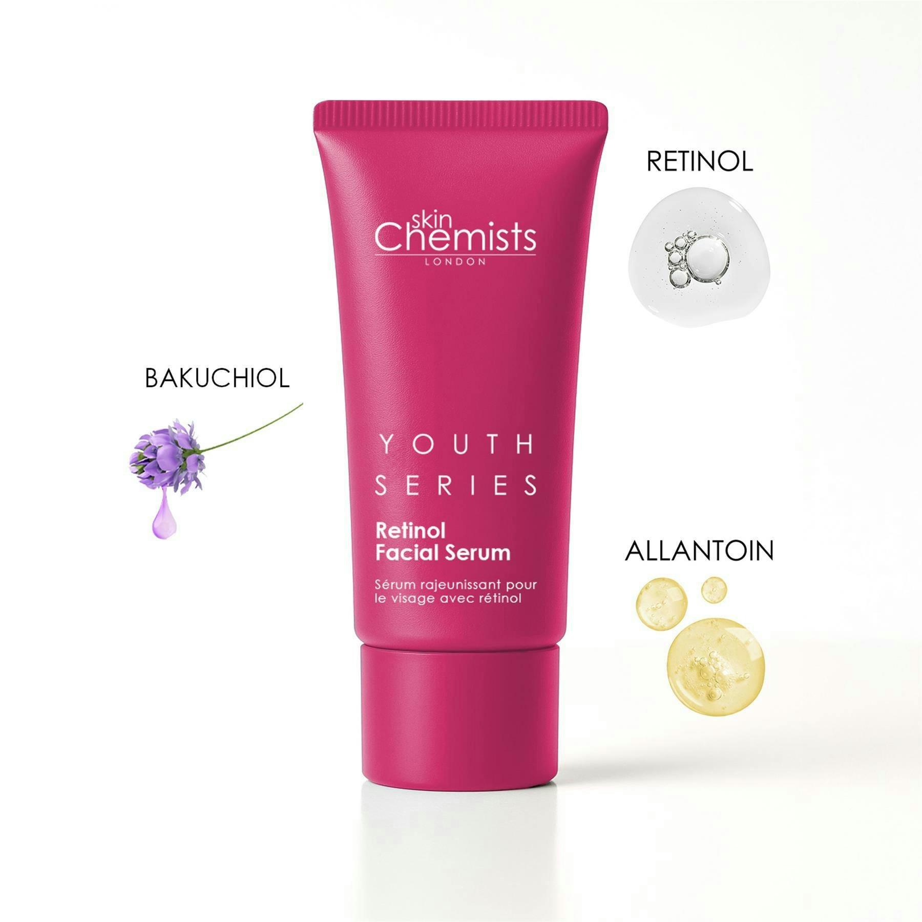skinChemists Retinol Anti-Ageing Facial Serum 30ml , view 4 of 6