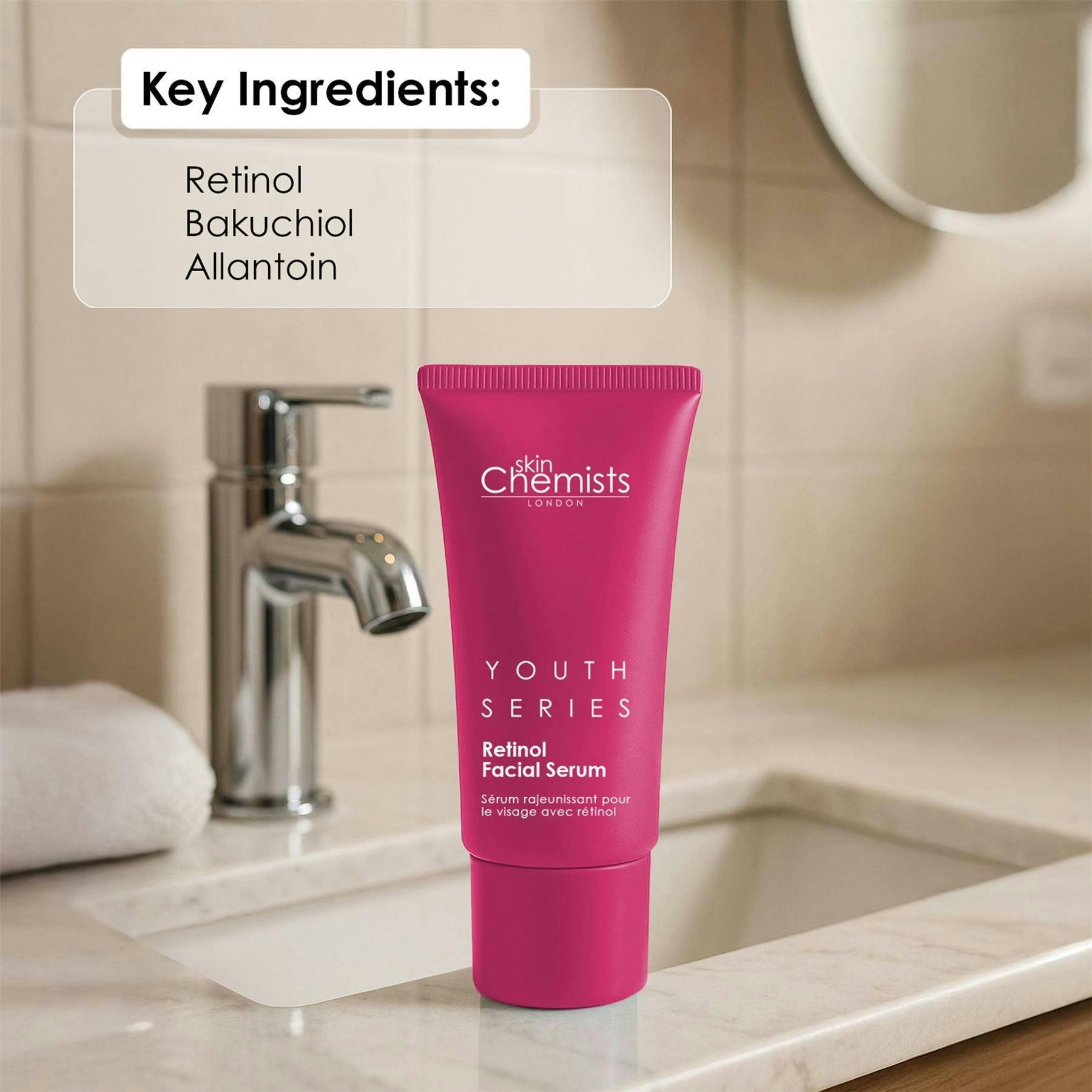 skinChemists Retinol Anti-Ageing Facial Serum 30ml , view 6 of 6