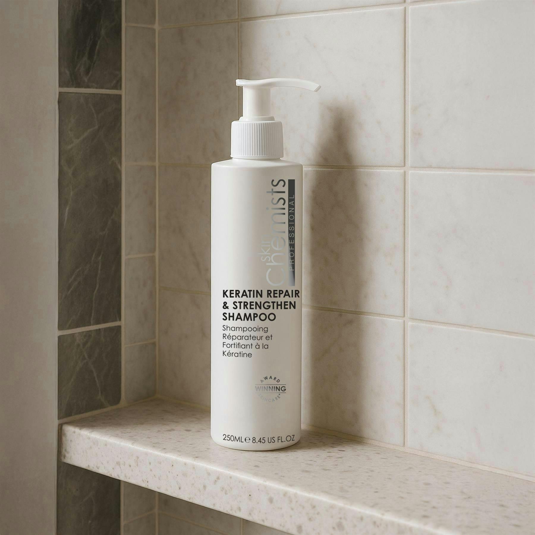 skinChemists Keratin Repair & Strengthen Shampoo 250ml , view 5 of 6