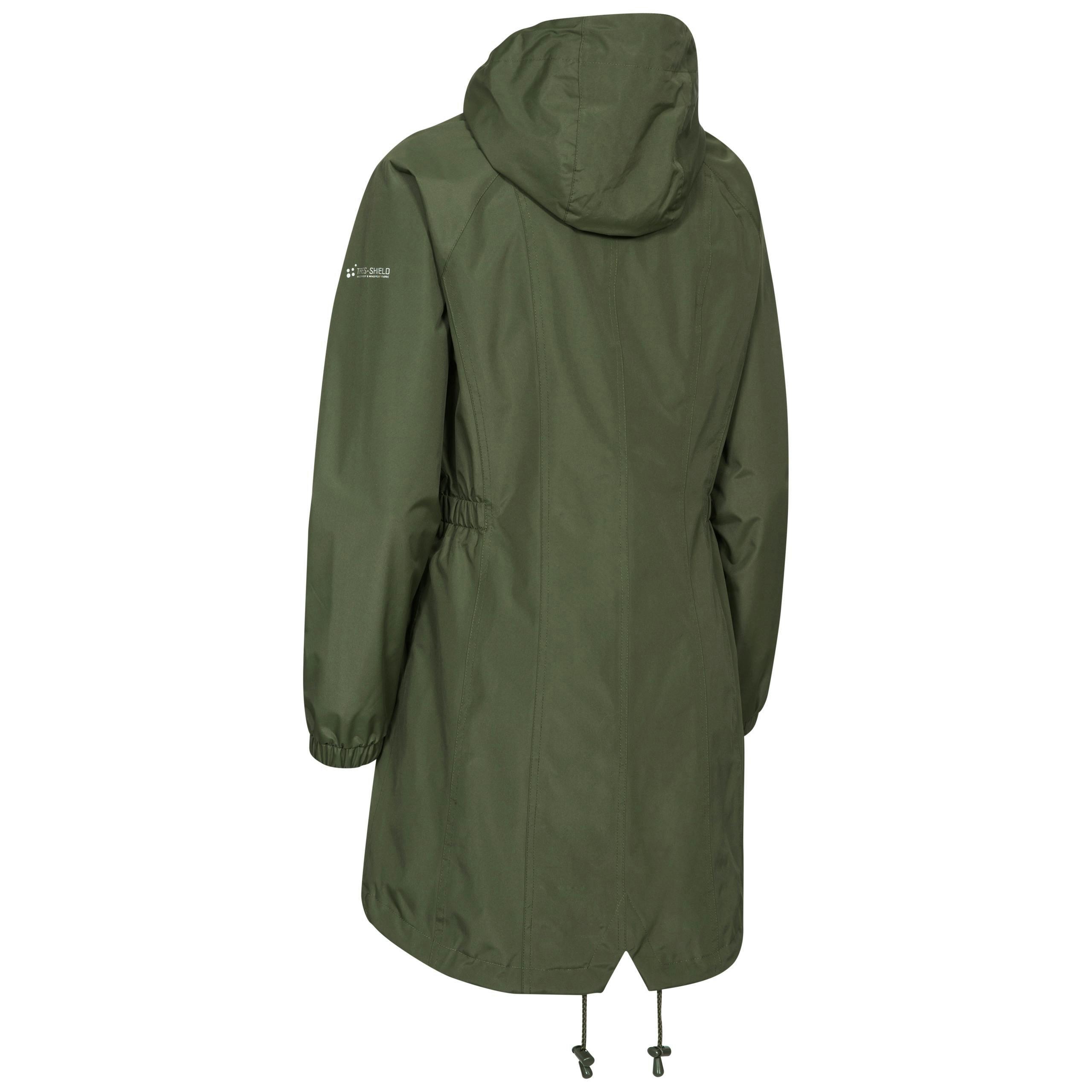 Trespass Womens Waterproof Jacket Daytrip in Moss , view 2 of 6
