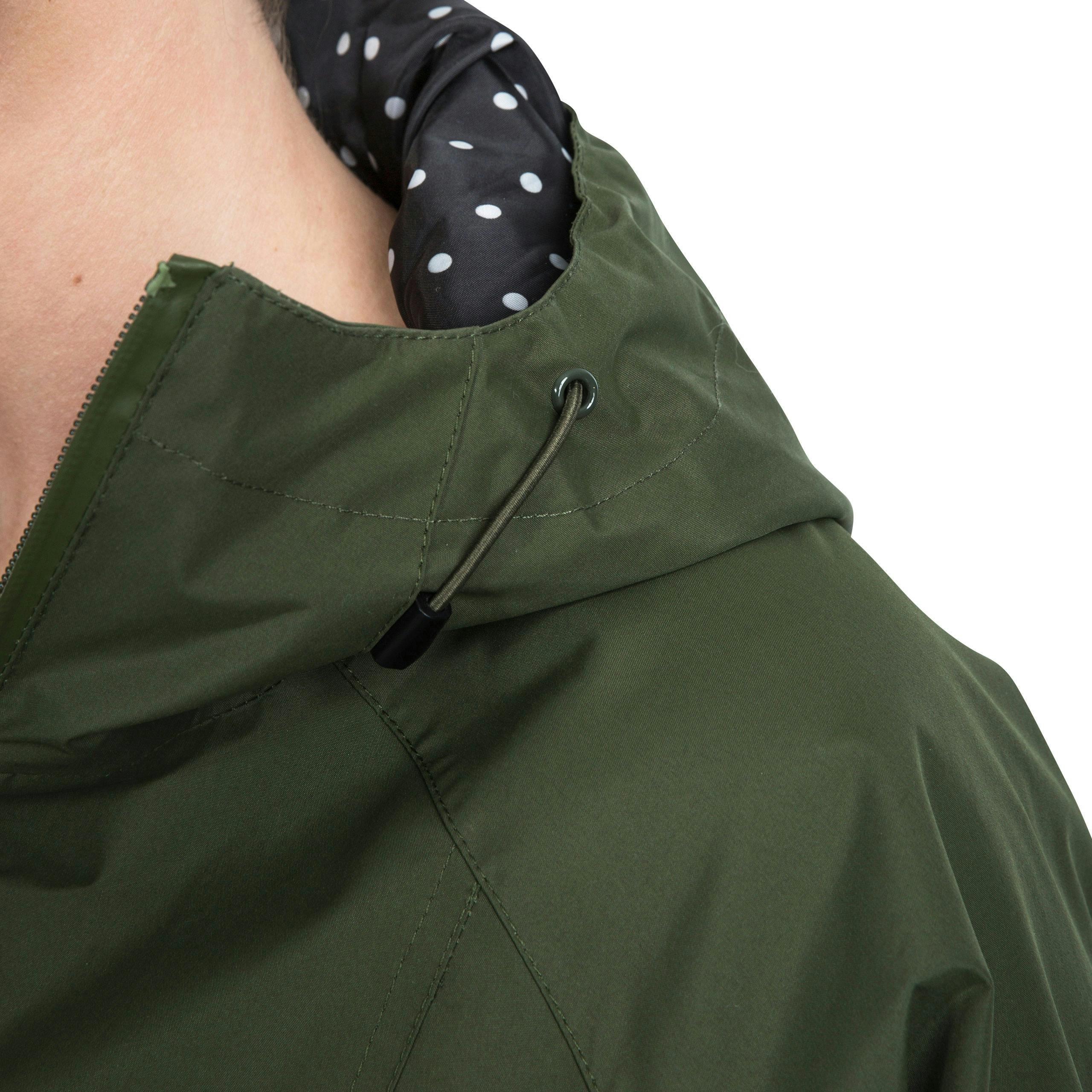 Trespass Womens Waterproof Jacket Daytrip in Moss , view 5 of 6