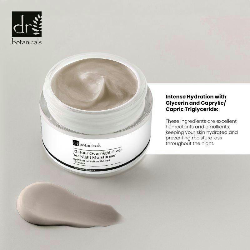 Dr. Botanicals 12-Hour Overnight Anti-Ageing Green Tea Night Moisturiser 50ml , view 5 of 6