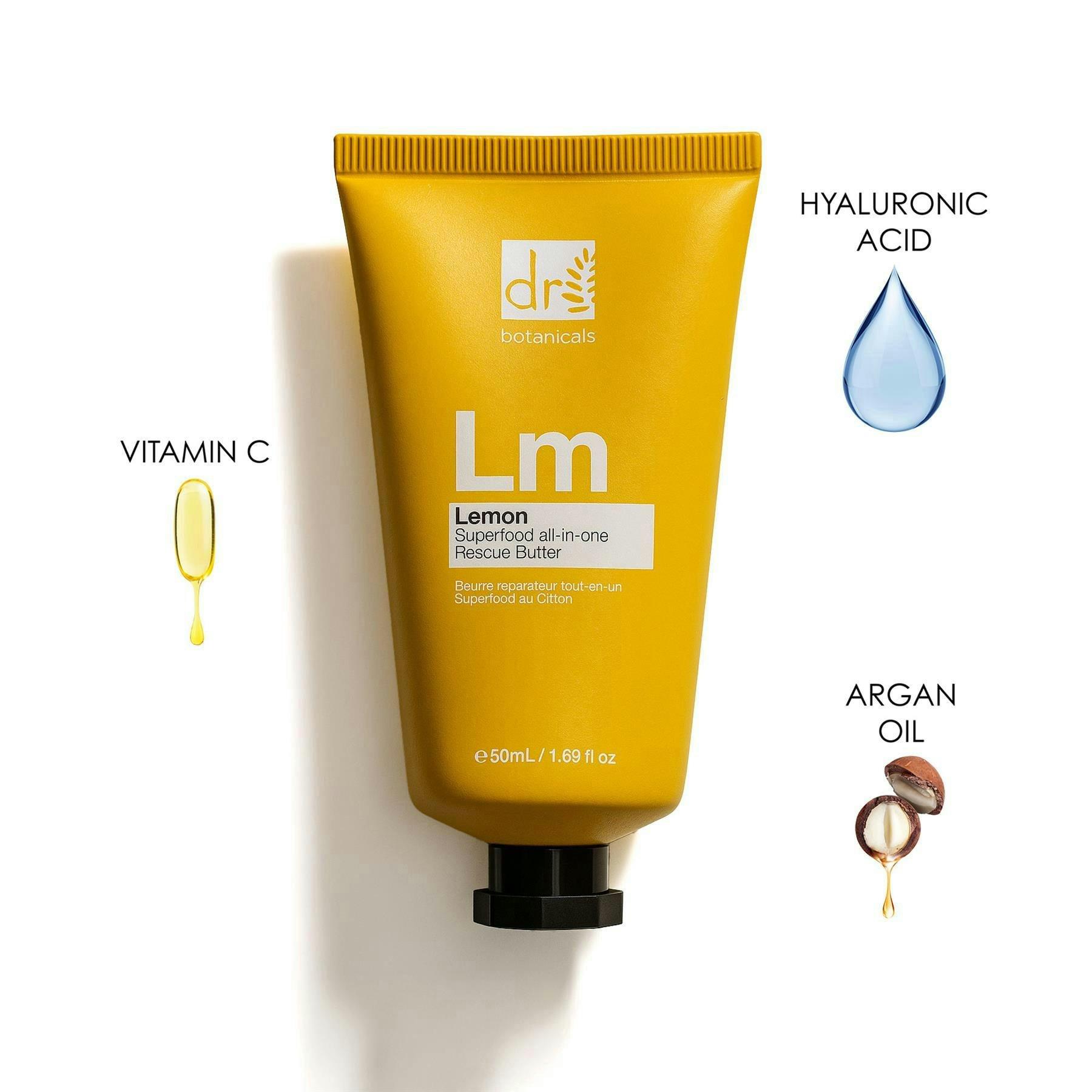 Dr. Botanicals Advanced Lemon Superfood Anti-Ageing All-In-One Rescue Butter 50ml , view 3 of 5