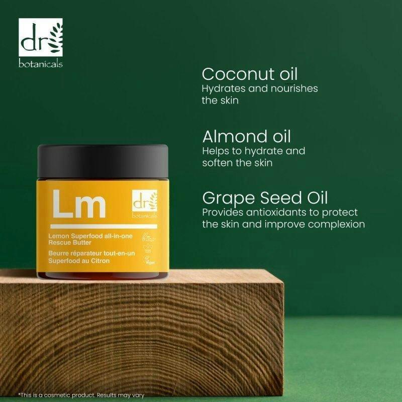 Dr. Botanicals Lemon Superfood Anti-Ageing All-In-One Rescue Butter 60ml , view 2 of 6