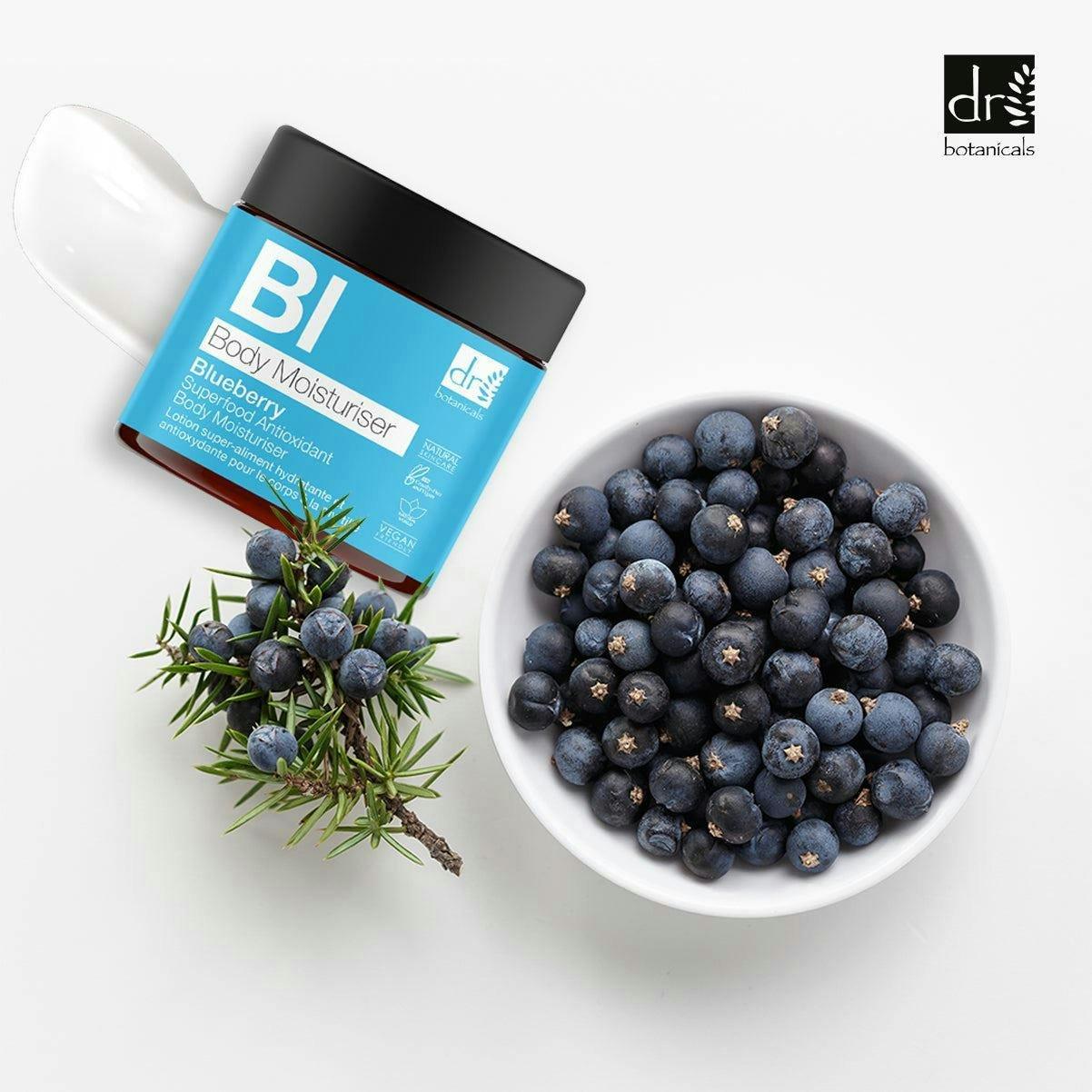 Dr. Botanicals Blueberry Superfood Anti-Ageing Antioxidant Body Moisturiser 60ml , view 5 of 5