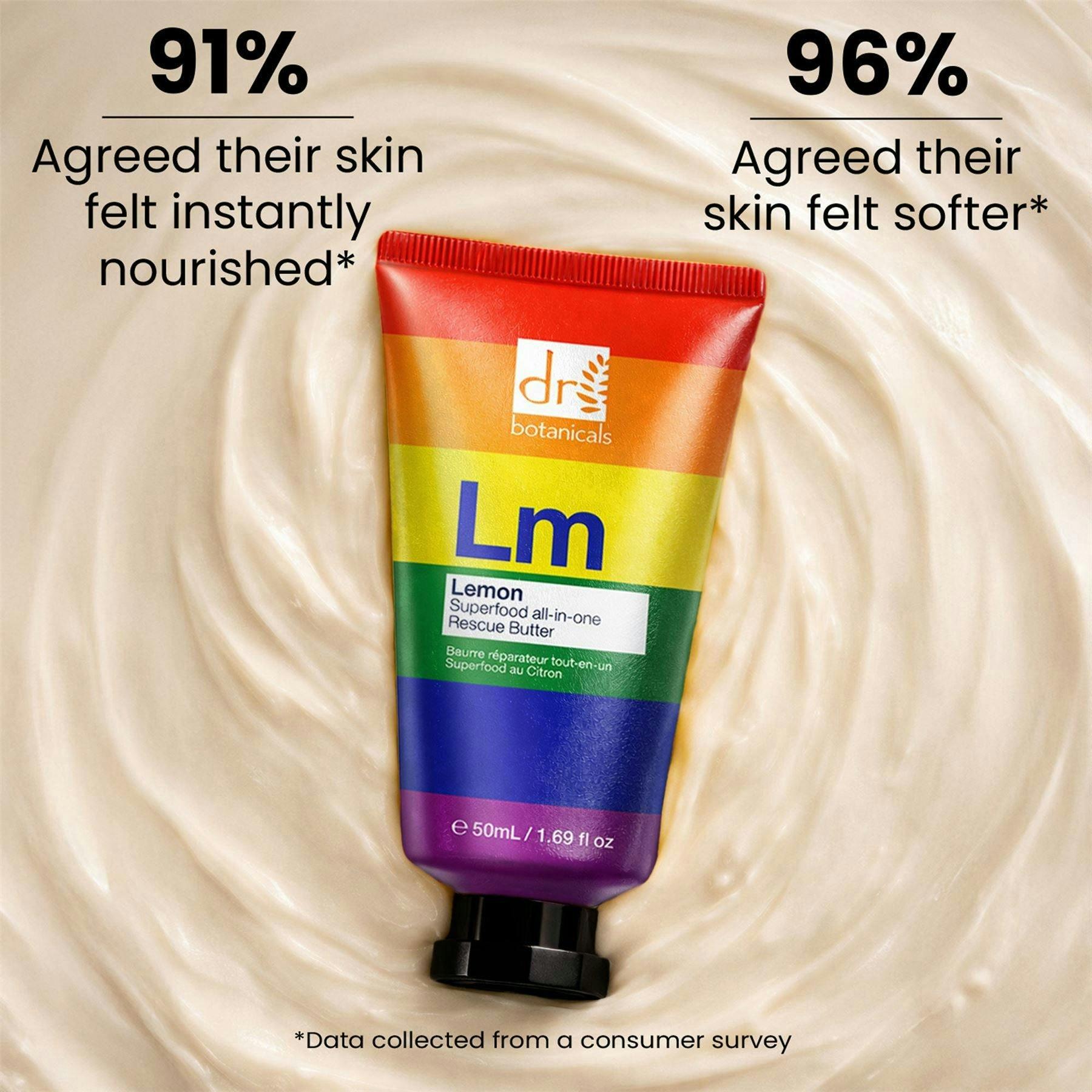 Dr. Botanicals Pride Edition Anti-Ageing Lemon All-In-One Rescue Butter 50ml , view 2 of 6