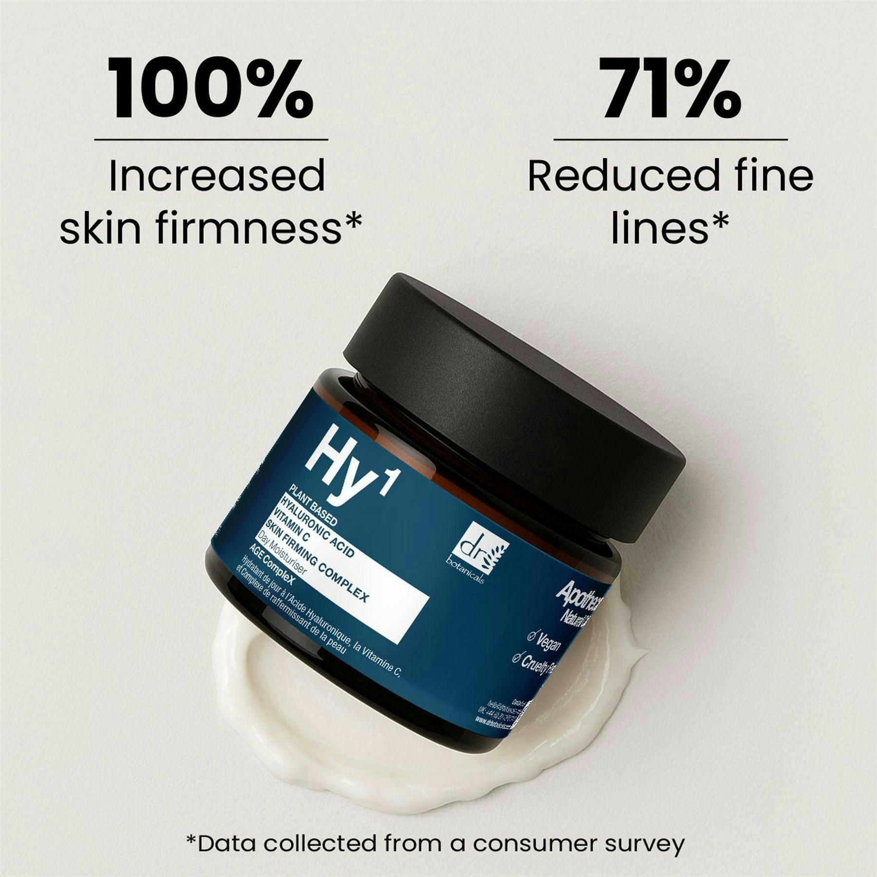 Dr. Botanicals Hyaluronic Acid 1% & Vitamin C 1% & Anti-Ageing Day Moisturiser 60ml , view 2 of 5
