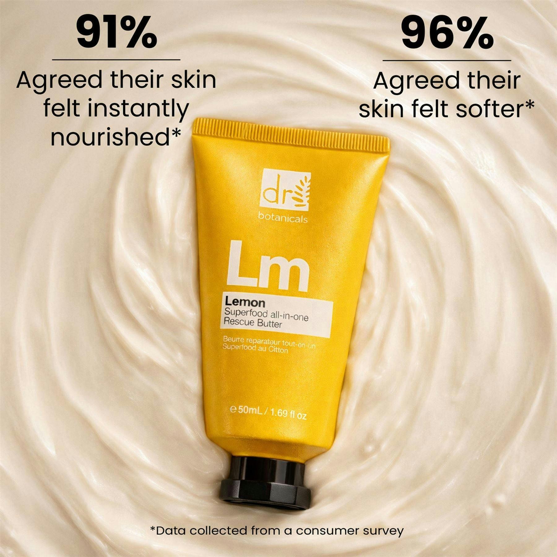 Dr. Botanicals Lemon Superfood Anti-Ageing All-In-One Rescue Butter 50ml , view 2 of 6