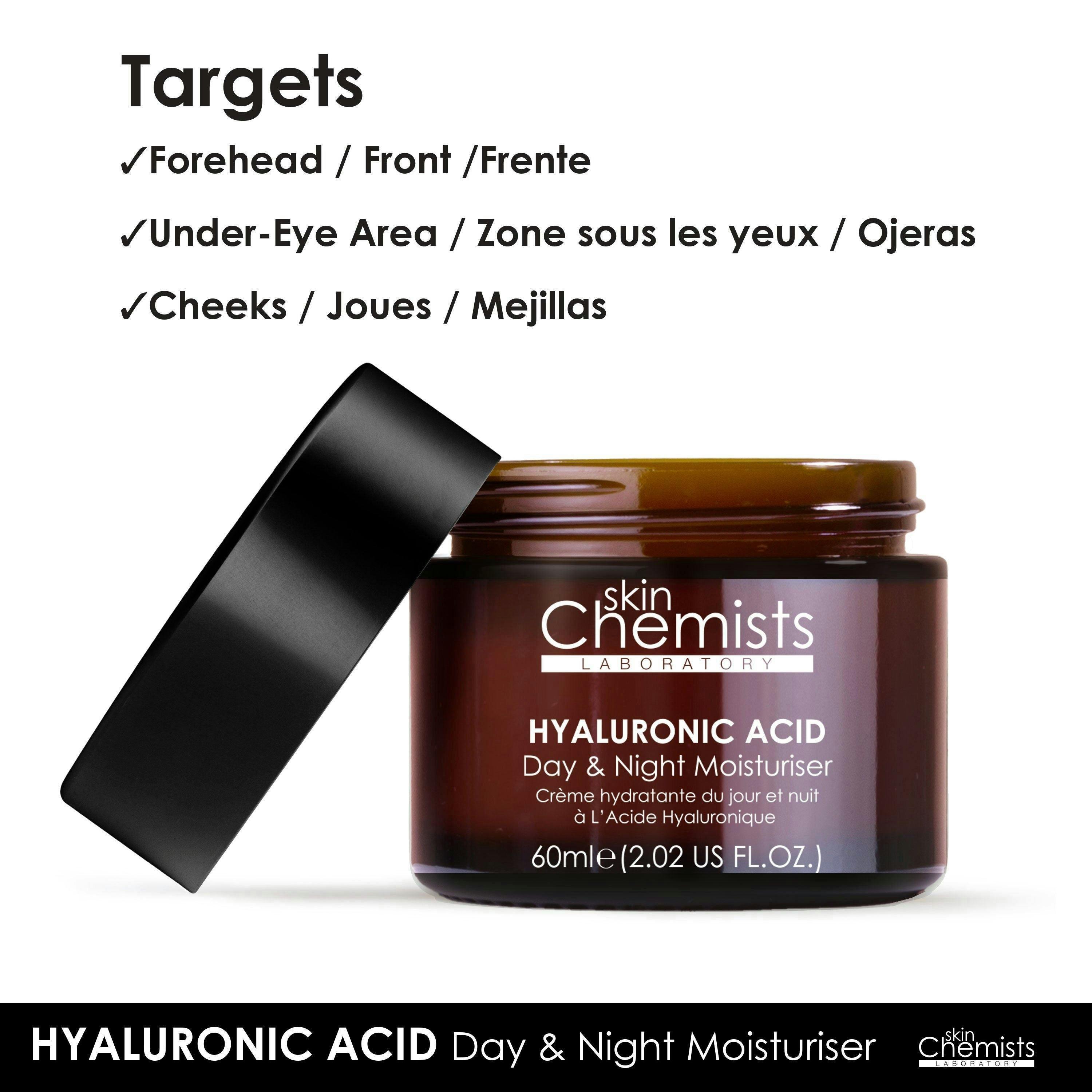 skinChemists Anti-Ageing Hyaluronic Acid Day Moisturiser 60ml , view 2 of 5